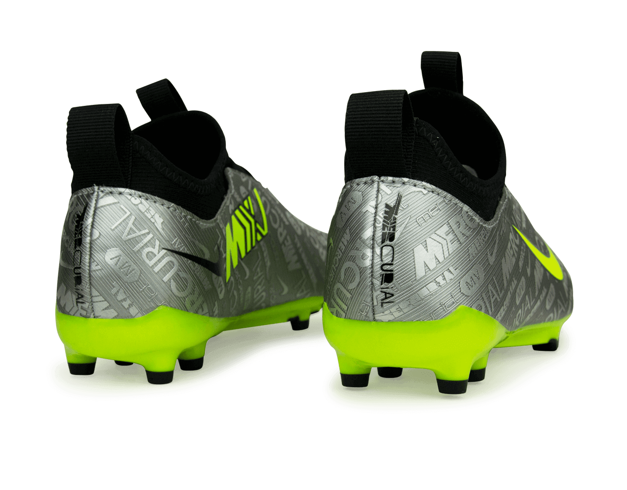 Nike Kids Zoom Mercurial Vapor 15 Academy FG/MG Silver/Volt、mySite、bottomscart