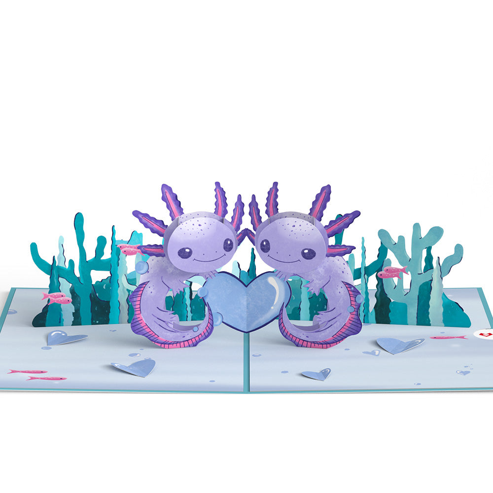 Love You A-Lotl Pop-Up Card、mySite、solidvoid