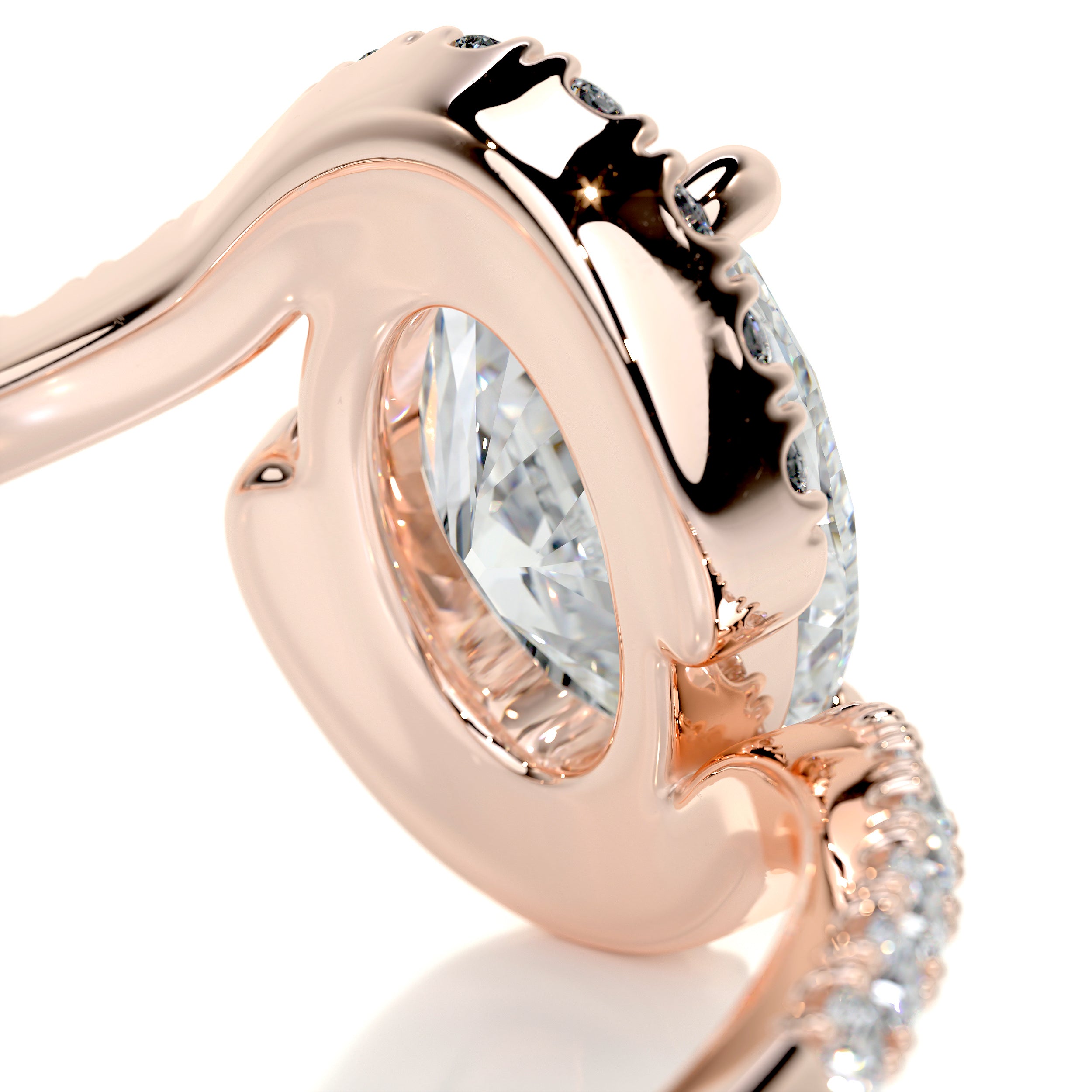 Stella Diamond Engagement Ring -14K Rose Gold、mySite、hinf8tx79