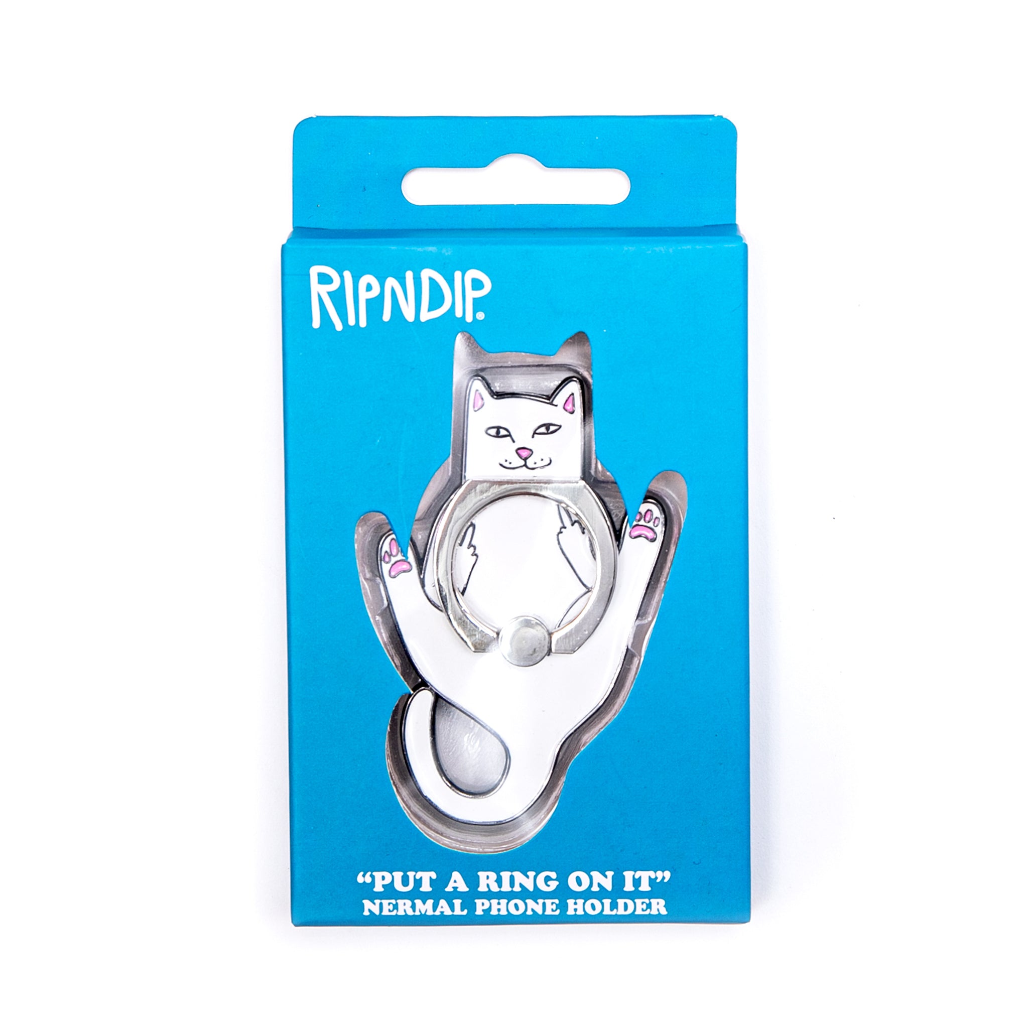  Lord Nermal Phone D-Ring (White)、mySite、merchandisen