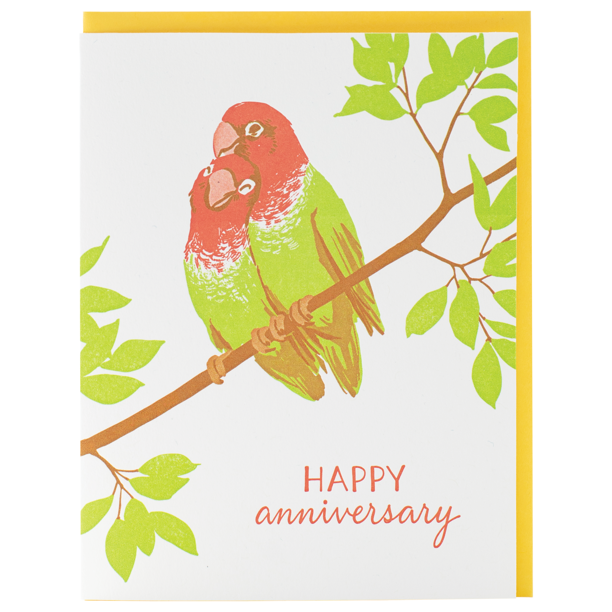 Smudge Ink - Sweet Lovebirds Anniversary Card、mySite、garagedoors4me