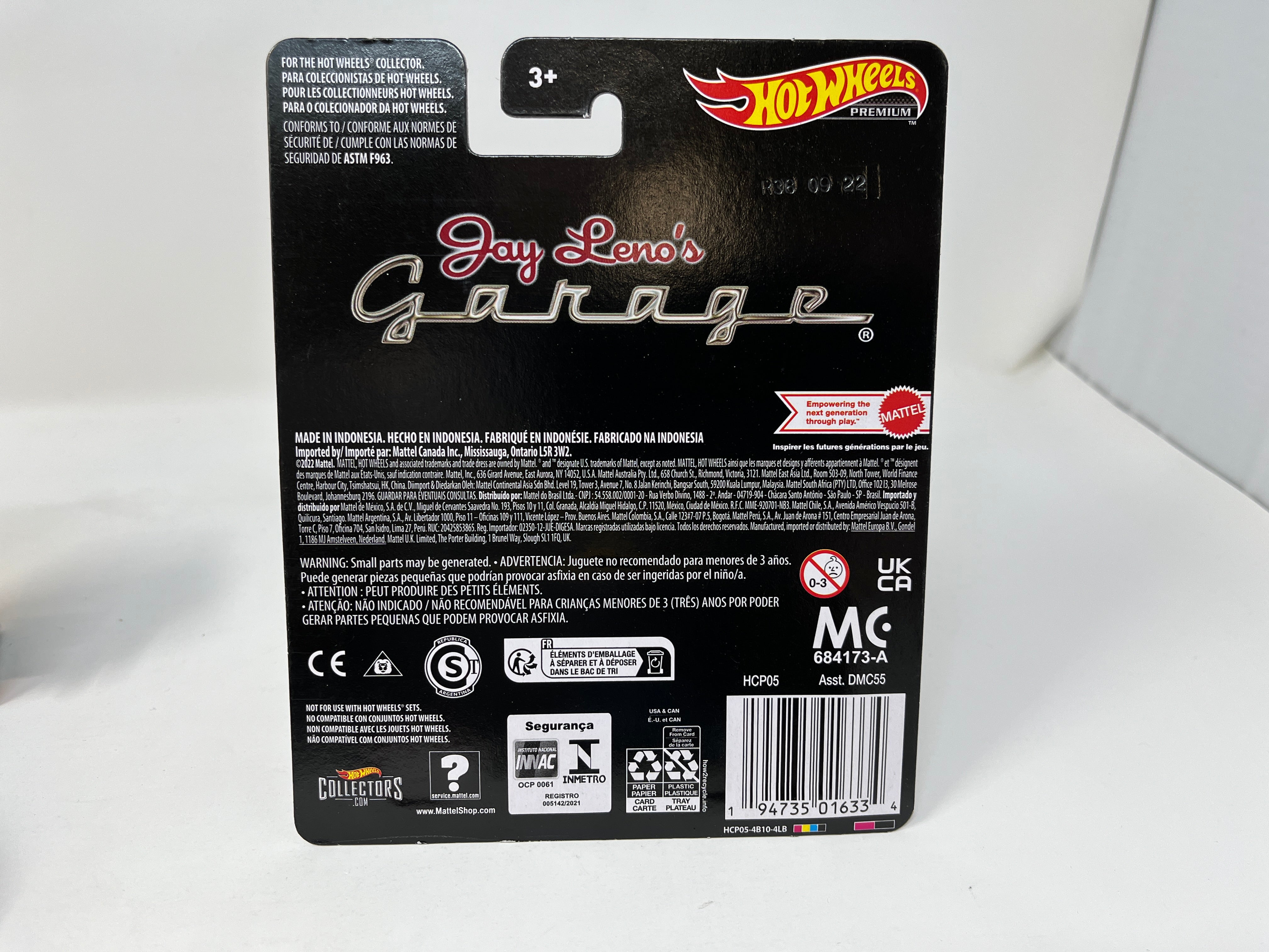 EcoJet Jay Leno's Garage * 2022 Hot Wheels Retro Entertainment、mySite、hgirdovlk