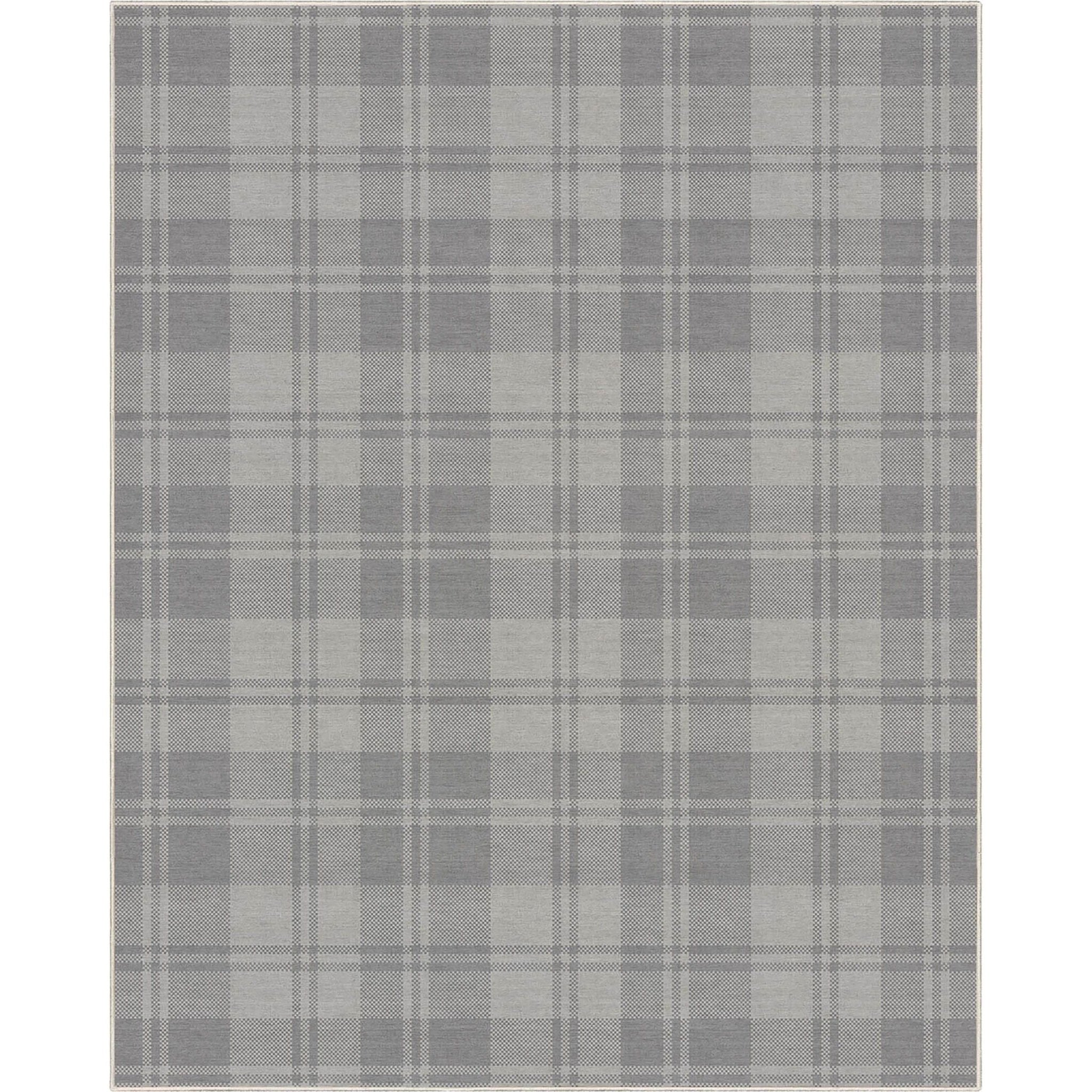 Plaid Modern Geometric Boxes Flat-Weave Rug、mySite、gigharbornorthrealestate