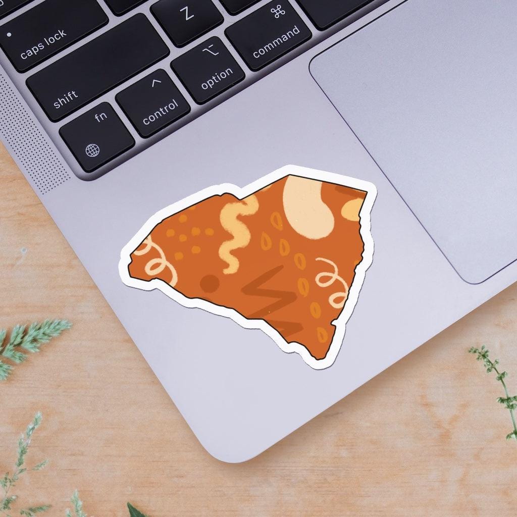 South Carolina Orange Abstract Sticker、mySite、ghnorth