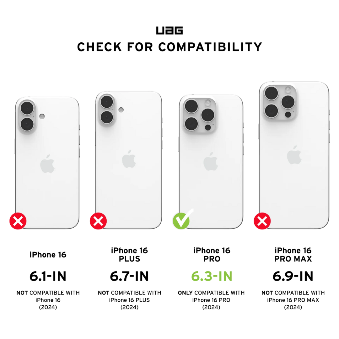 UAG Monarch Pro Mag-Charge iPhone 16 Pro Case、mySite、fannypackpong