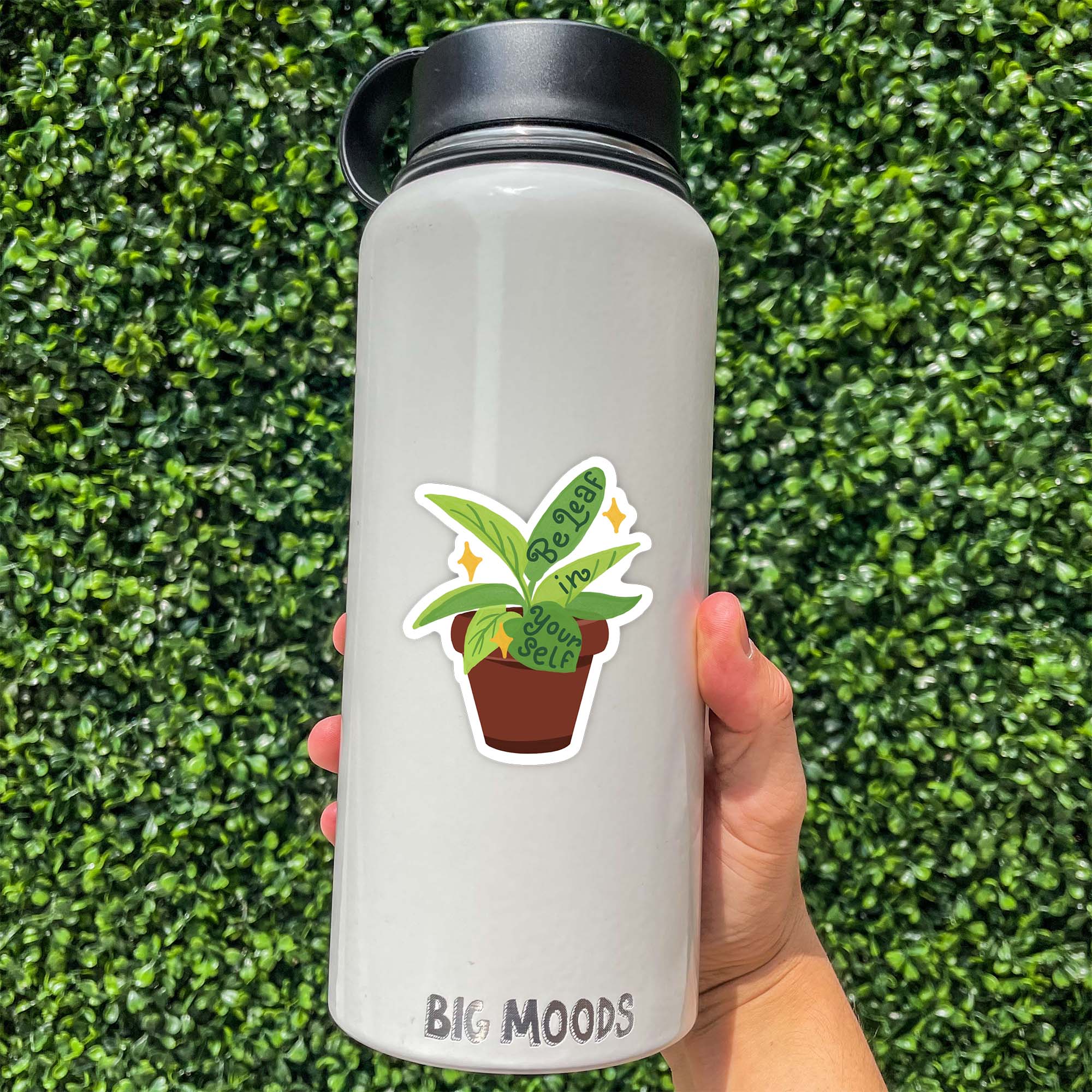  Be Leaf In Yourself Sticker、mySite、ghnorth