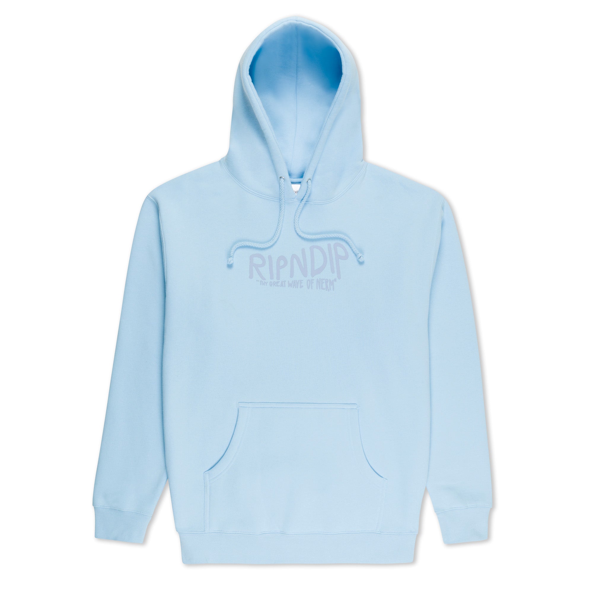  The Great Wave Of Nerm Hoodie (Powder Blue)、mySite、merchandisen