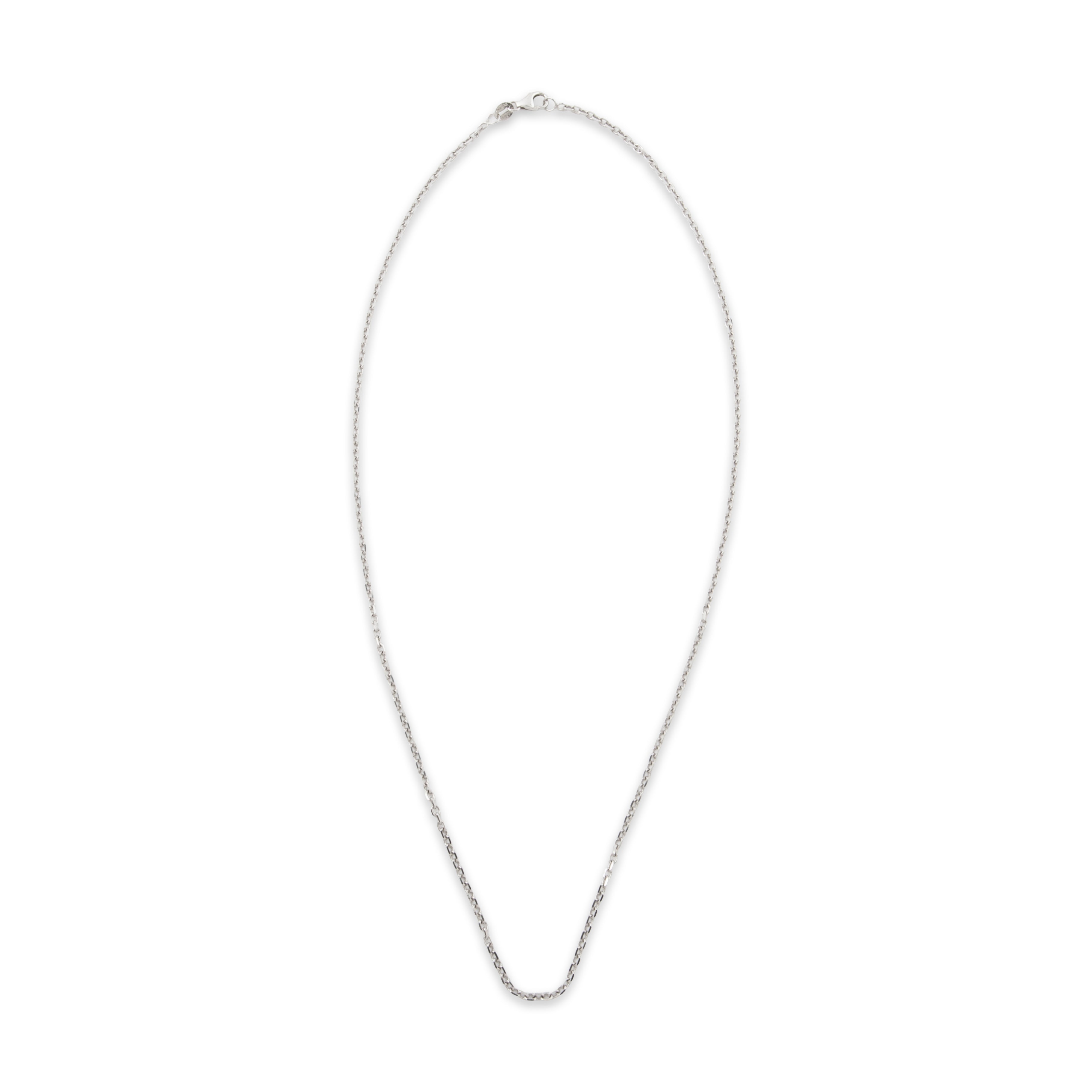 Vintage 14k White Gold Cable Chain Necklace 16、mySite、hinf8tx79