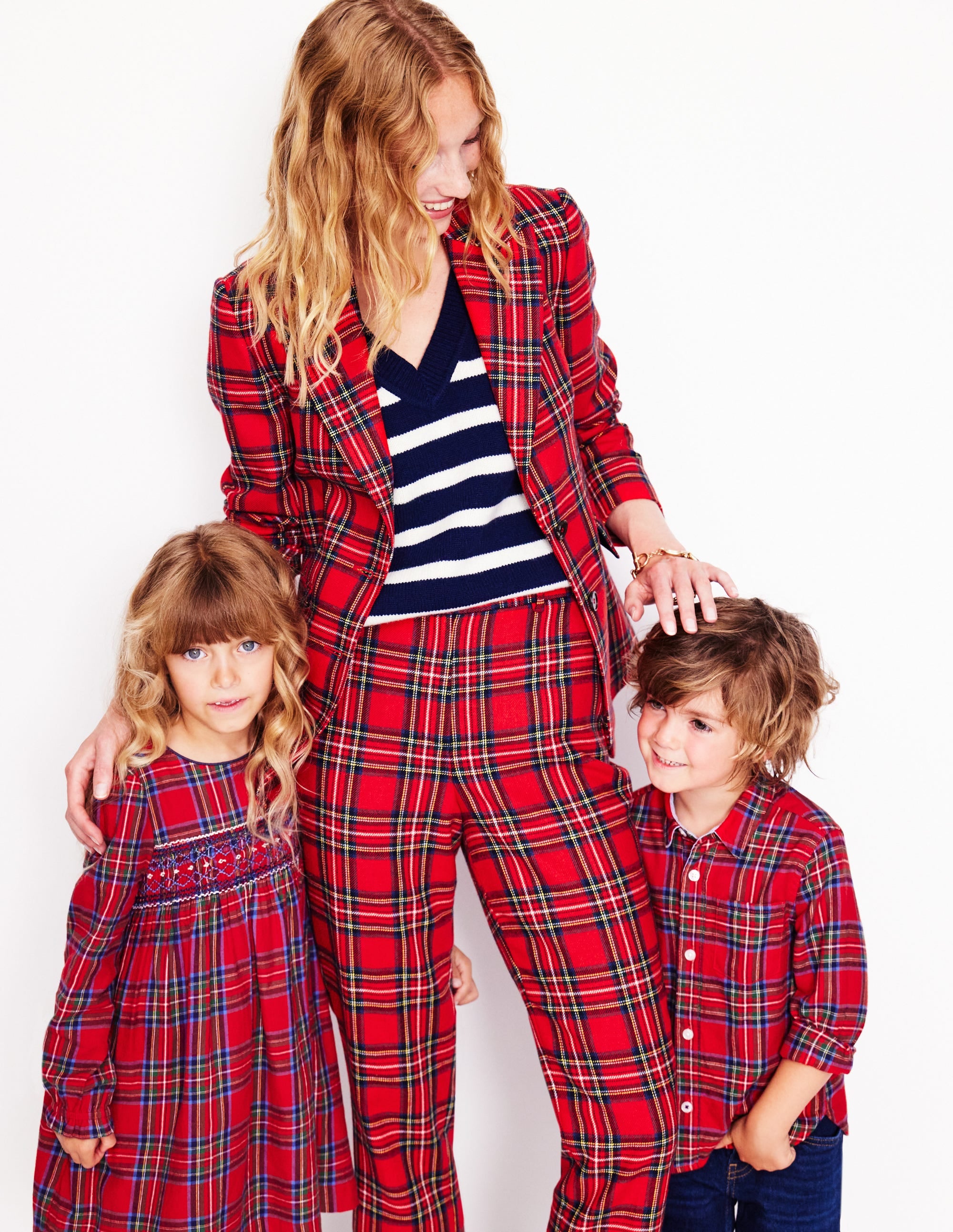  Cosy Cotton Check Shirt-Red Check、mySite、ashleygrahame