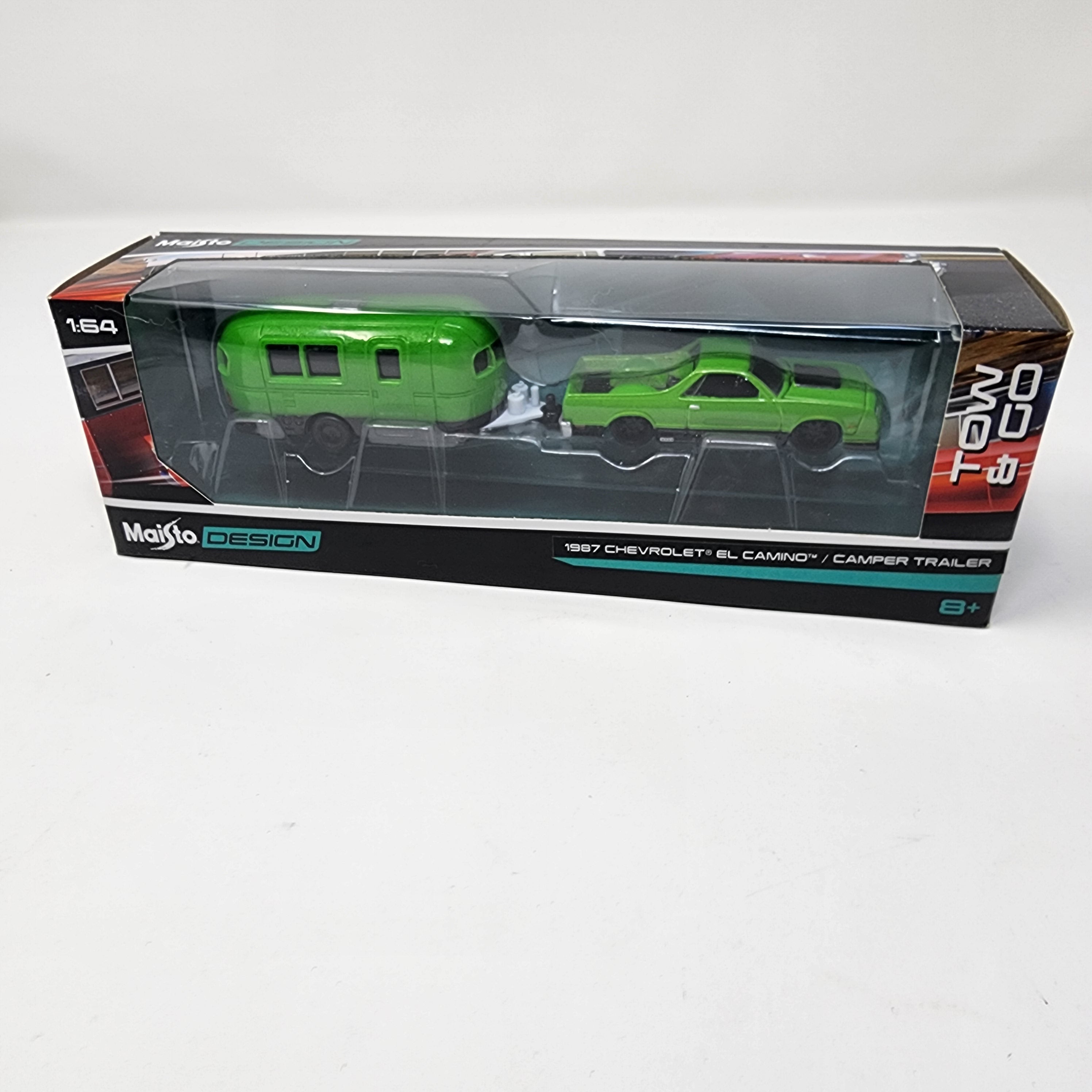 1987 Chevrolet El Camino / Camper Trailer * Maisto Design Tow & Go、mySite、hgirdovlk