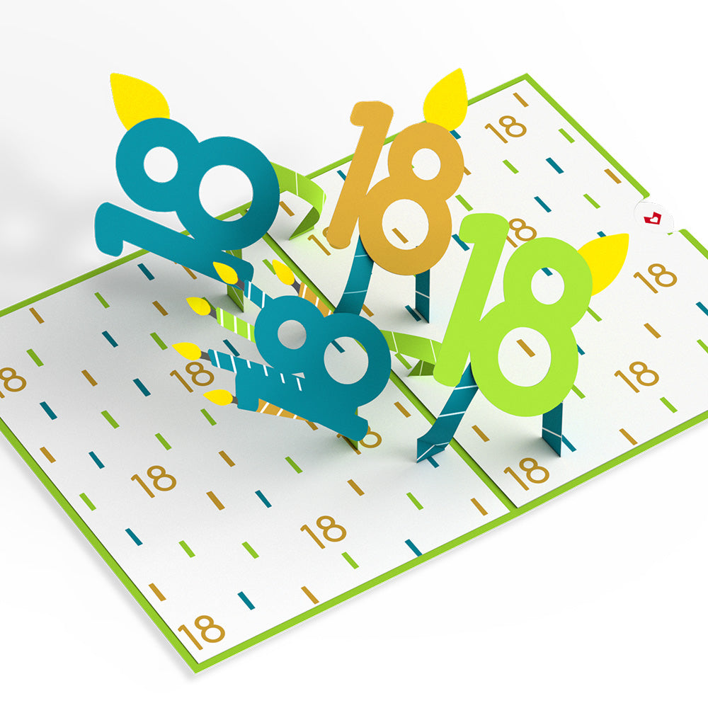 Official Adult 18th Birthday Pop-Up Card、mySite、solidvoid