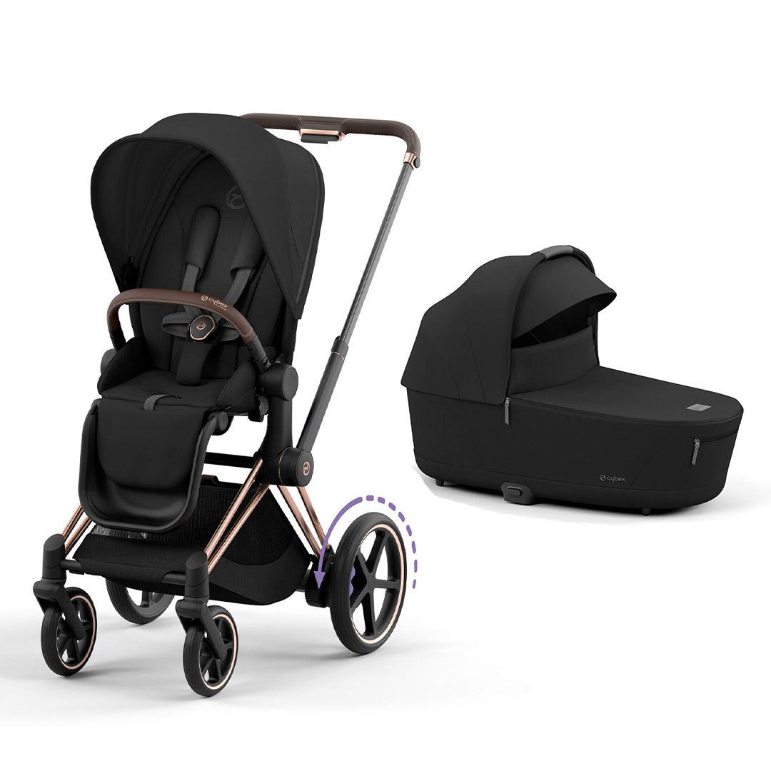  CYBEX e-Priam Pushchair - Sepia Black、mySite、merchandisen