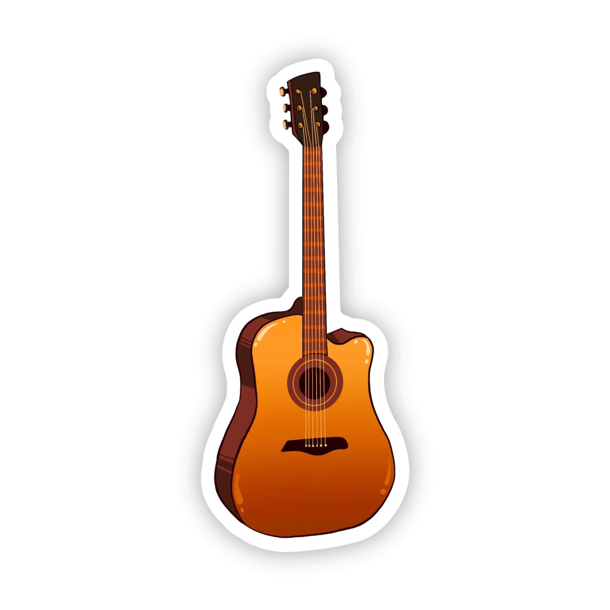 Acoustic Guitar Sticker、mySite、ghnorth