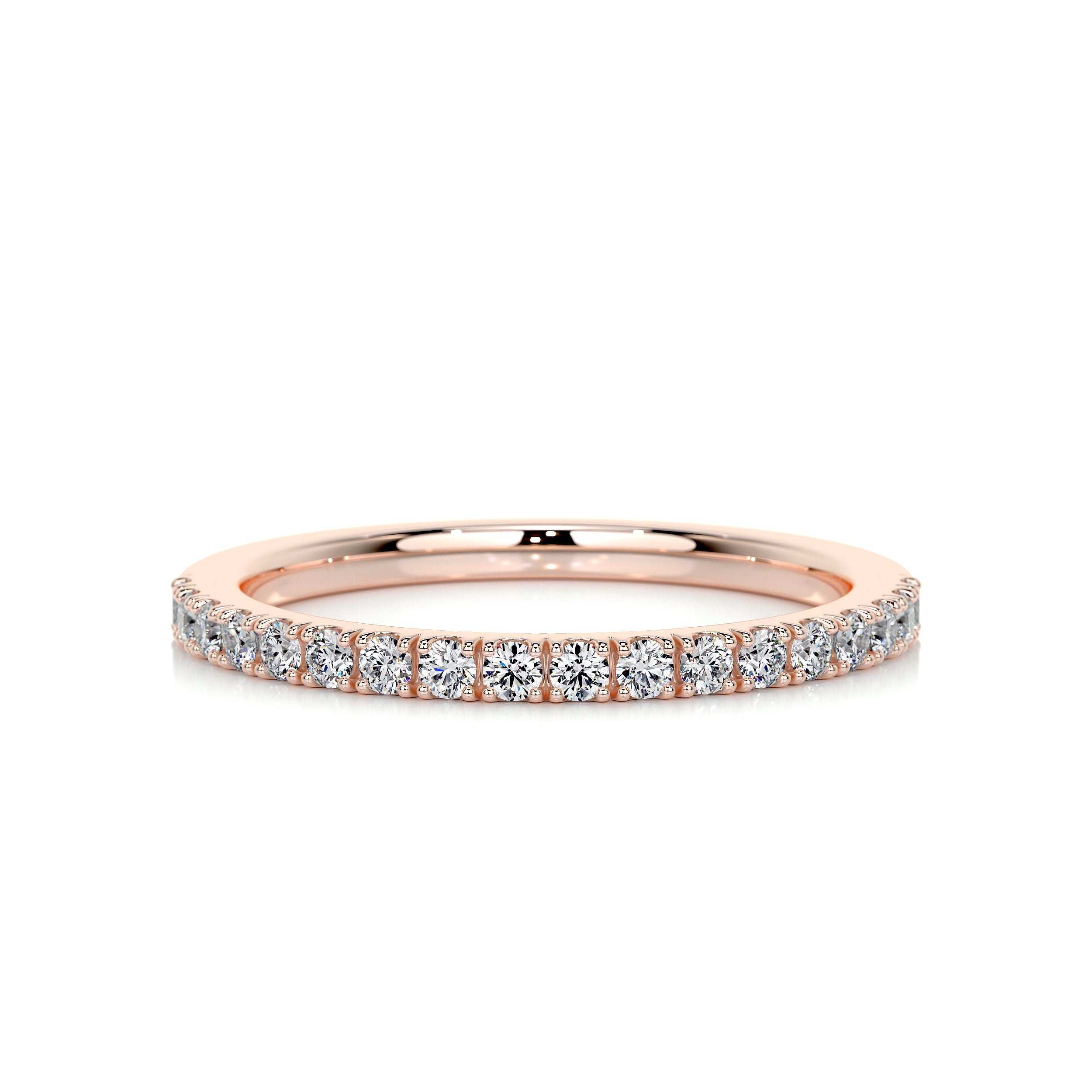 Stephanie Diamond Wedding Ring (0.3 Carat) - 14K Rose Gold、mySite、hinf8tx79