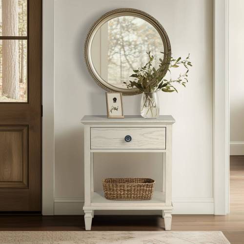 Victoria Bedside Table Reclaimed Grey、、eastwooduniform