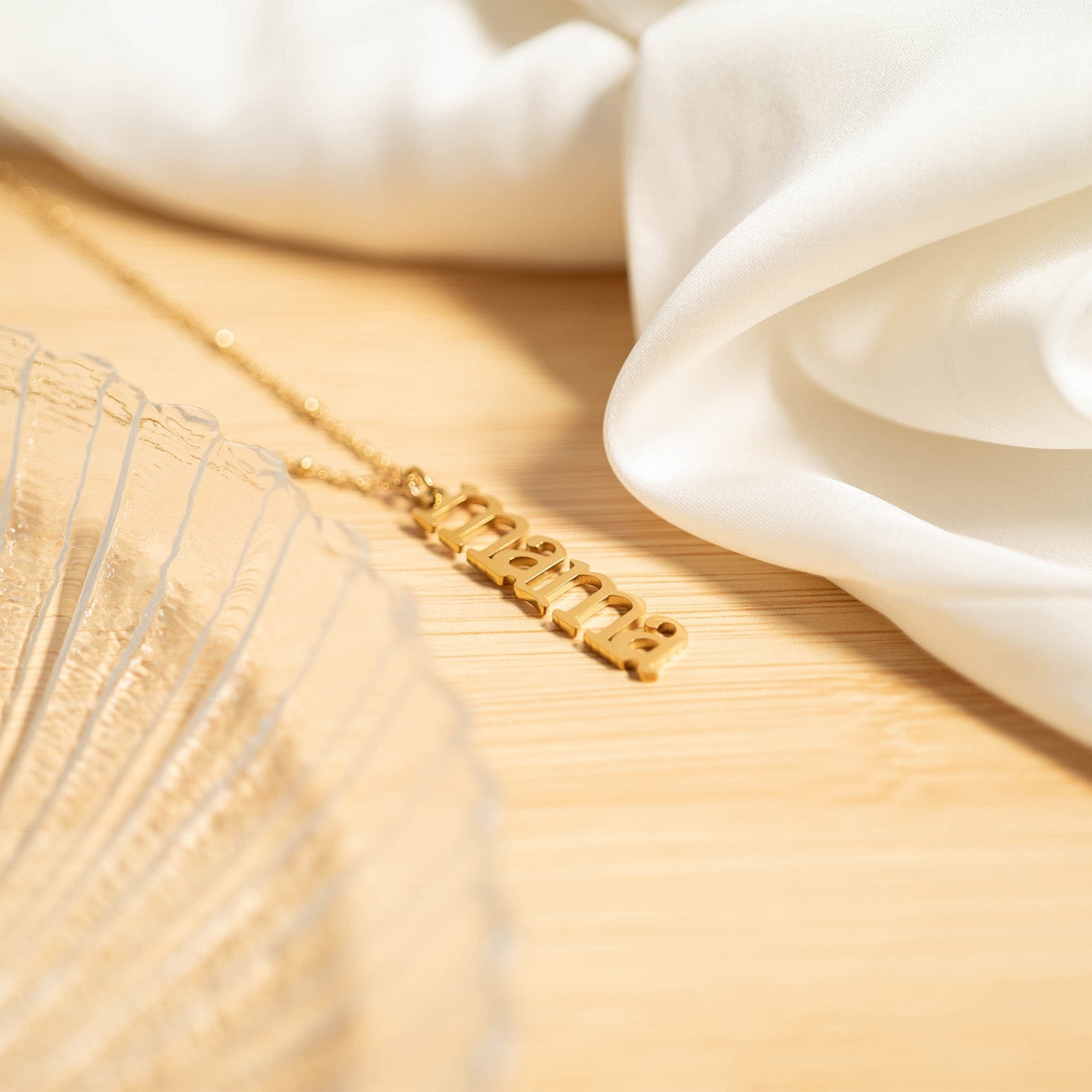 18K Gold PVD Stainless Steel Mama Charm / PDL0268、mySite、dreamappss