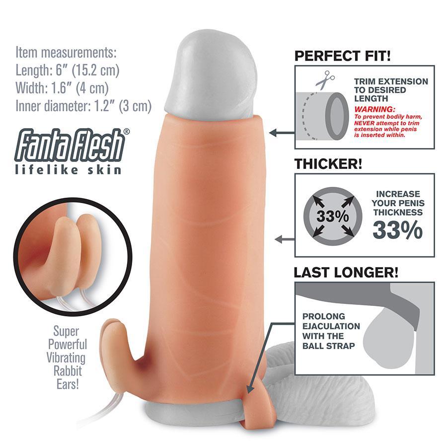 Realistic Duo Clit Climax-Her Vibrating Penis Extension by Fantasy X-Tensions、mySite、bottomscart