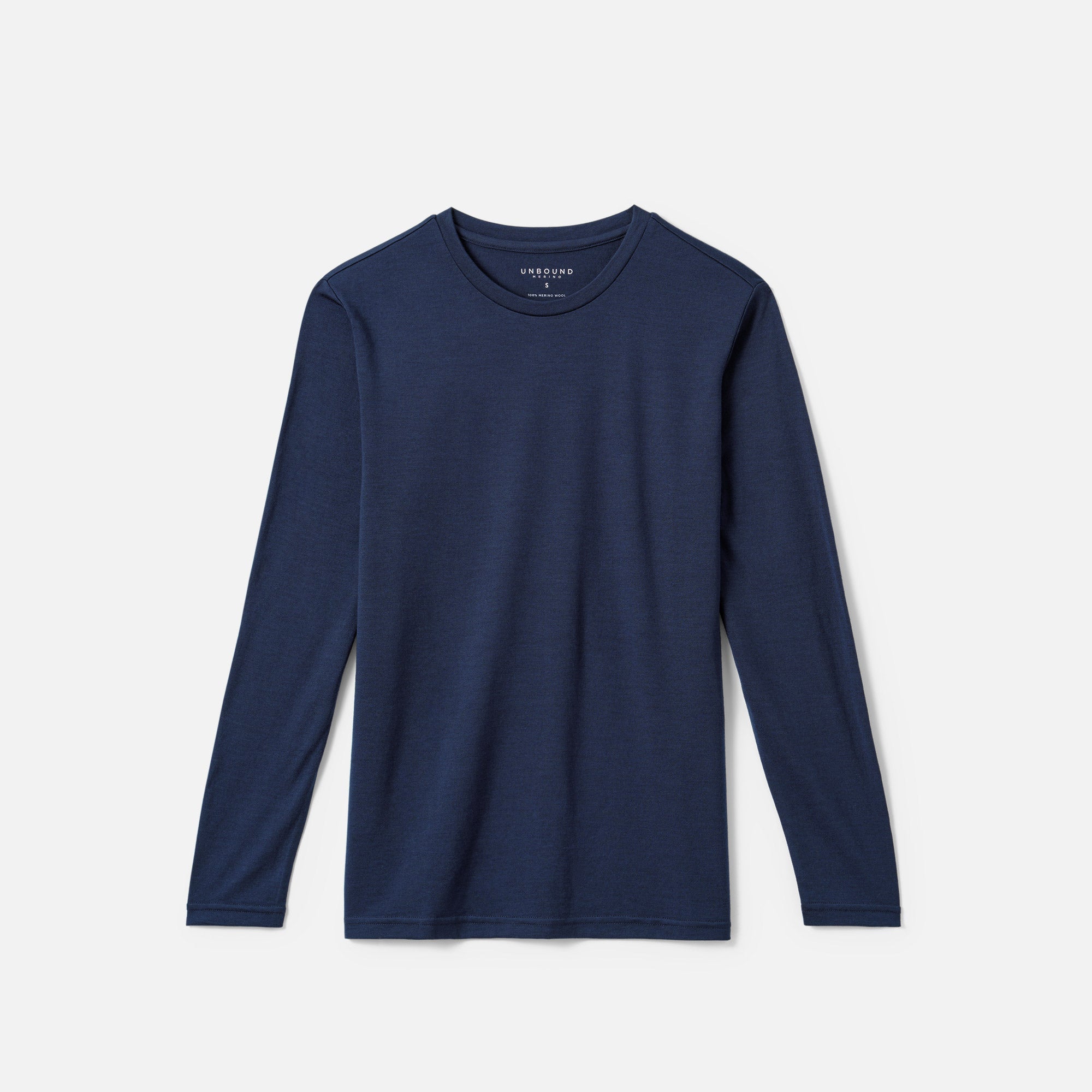 Men's Long Sleeve Merino Crew、mySite、noshort