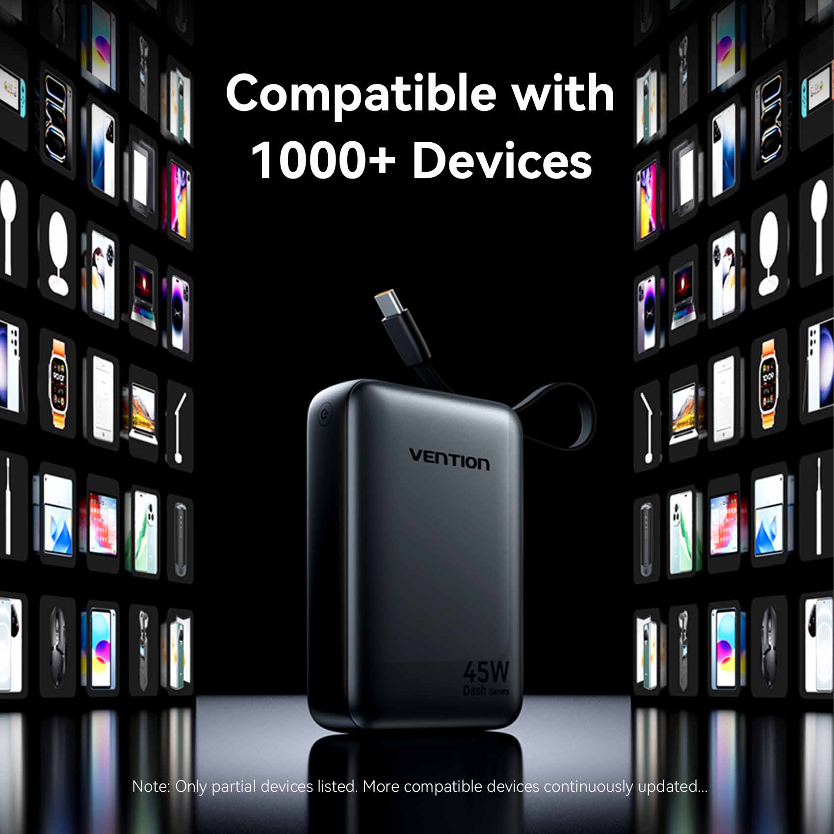 Vention 20000mAh Power Bank 45W、mySite、fannypackpong