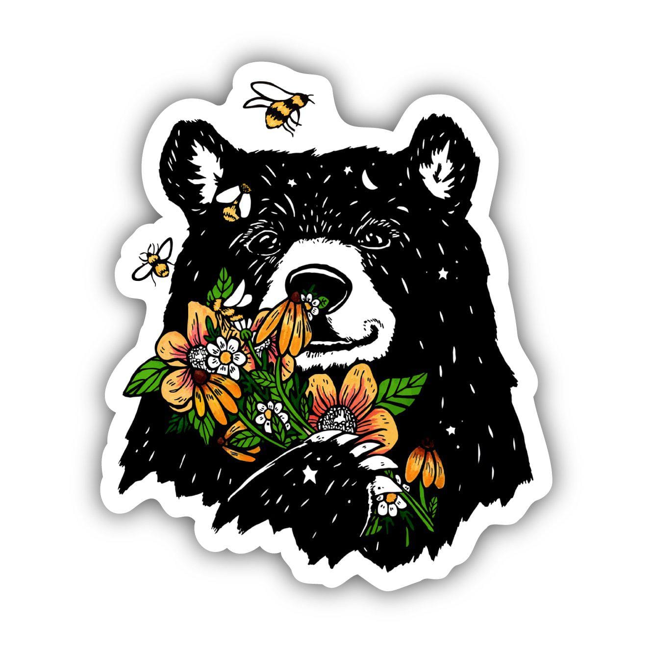  Bear and Bees Sticker、mySite、elrpsem3k