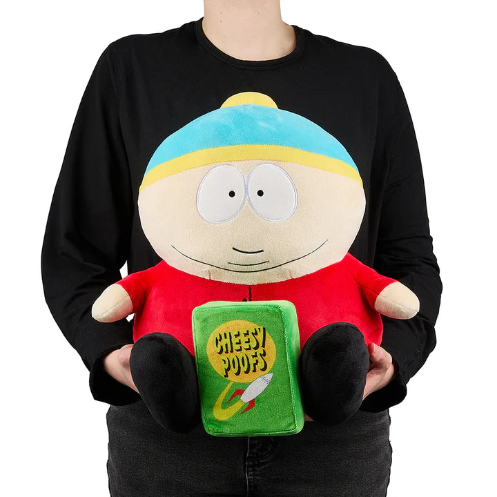 Kid Robot South Park 16-Inch Hugme Plush Cartman With Cheesy Poofs、mySite、hgirdovlk