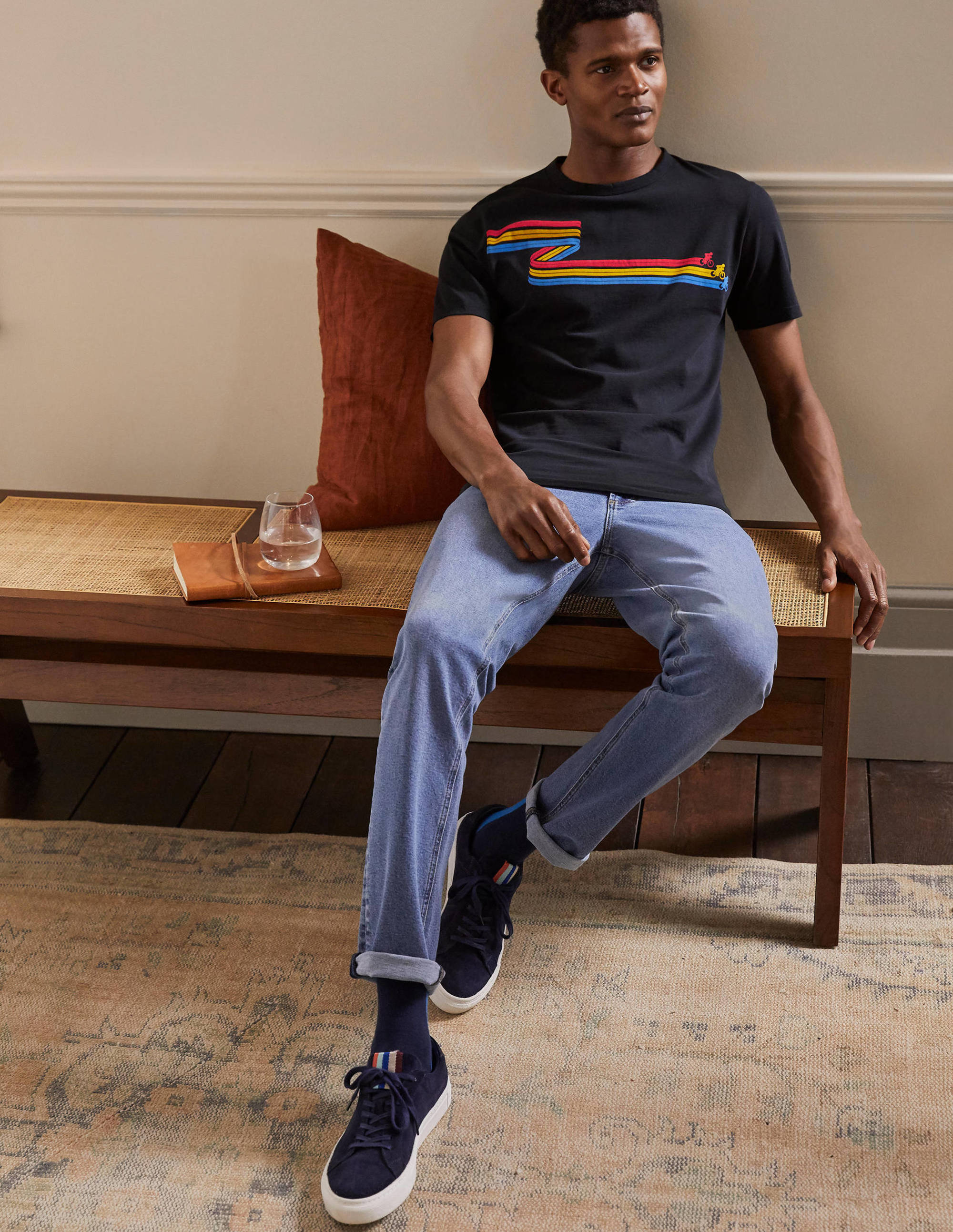  Kingston T-Shirt-Navy Racing Bikes、mySite、ashleygrahame