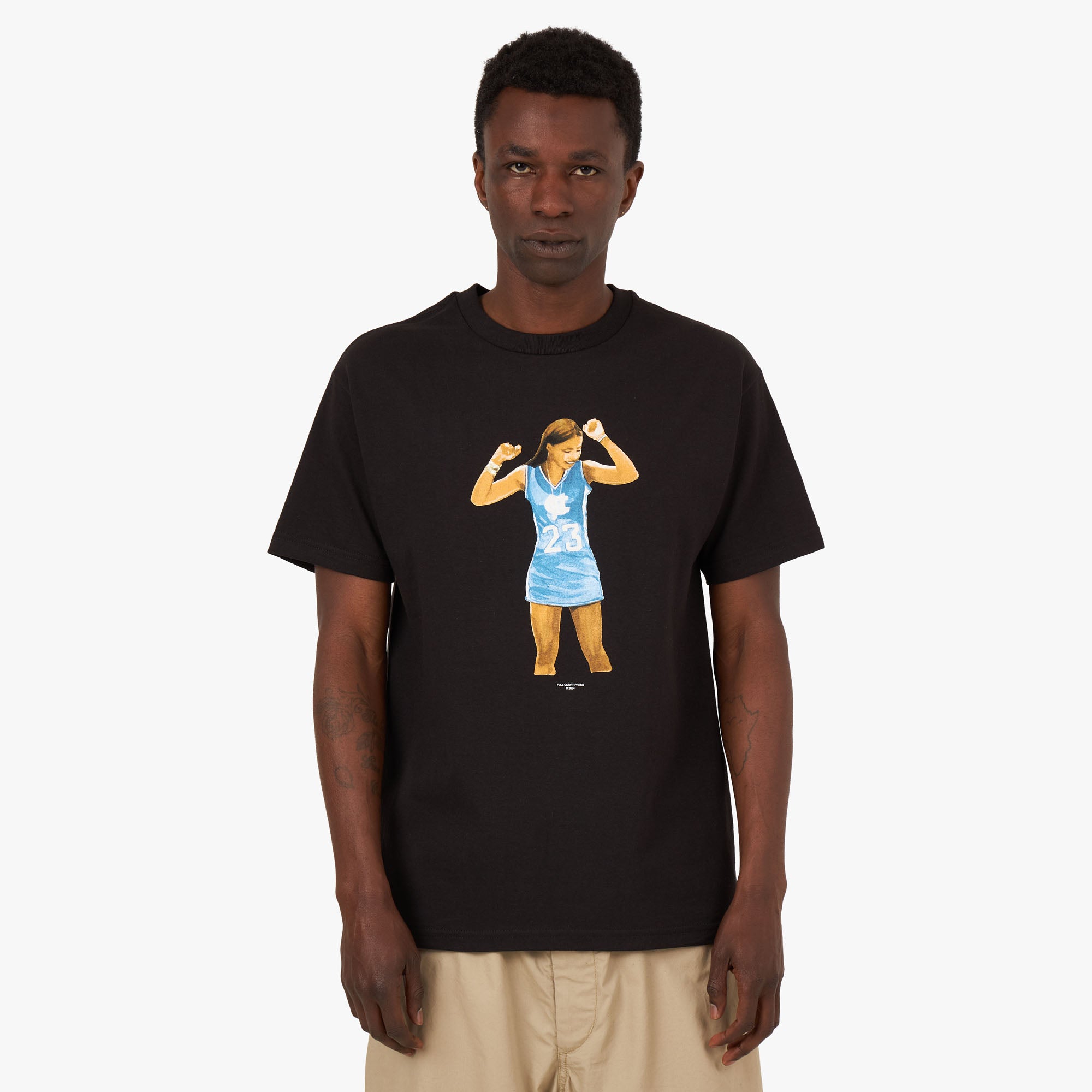  Full Court Press Mya T-shirt / Black、mySite、merchandisen