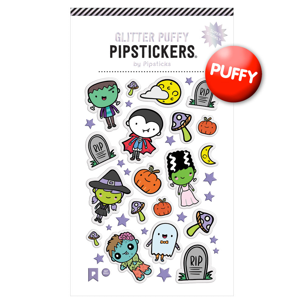  Disguised Darlings Glitter Puffy Stickers、mySite、ghnorth