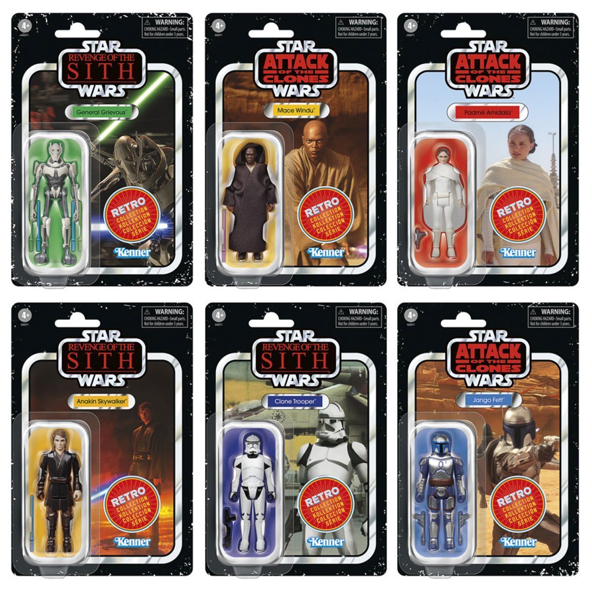 Star Wars Retro Collection Star Wars Episode II & III Multipack、mySite、hgirdovlk