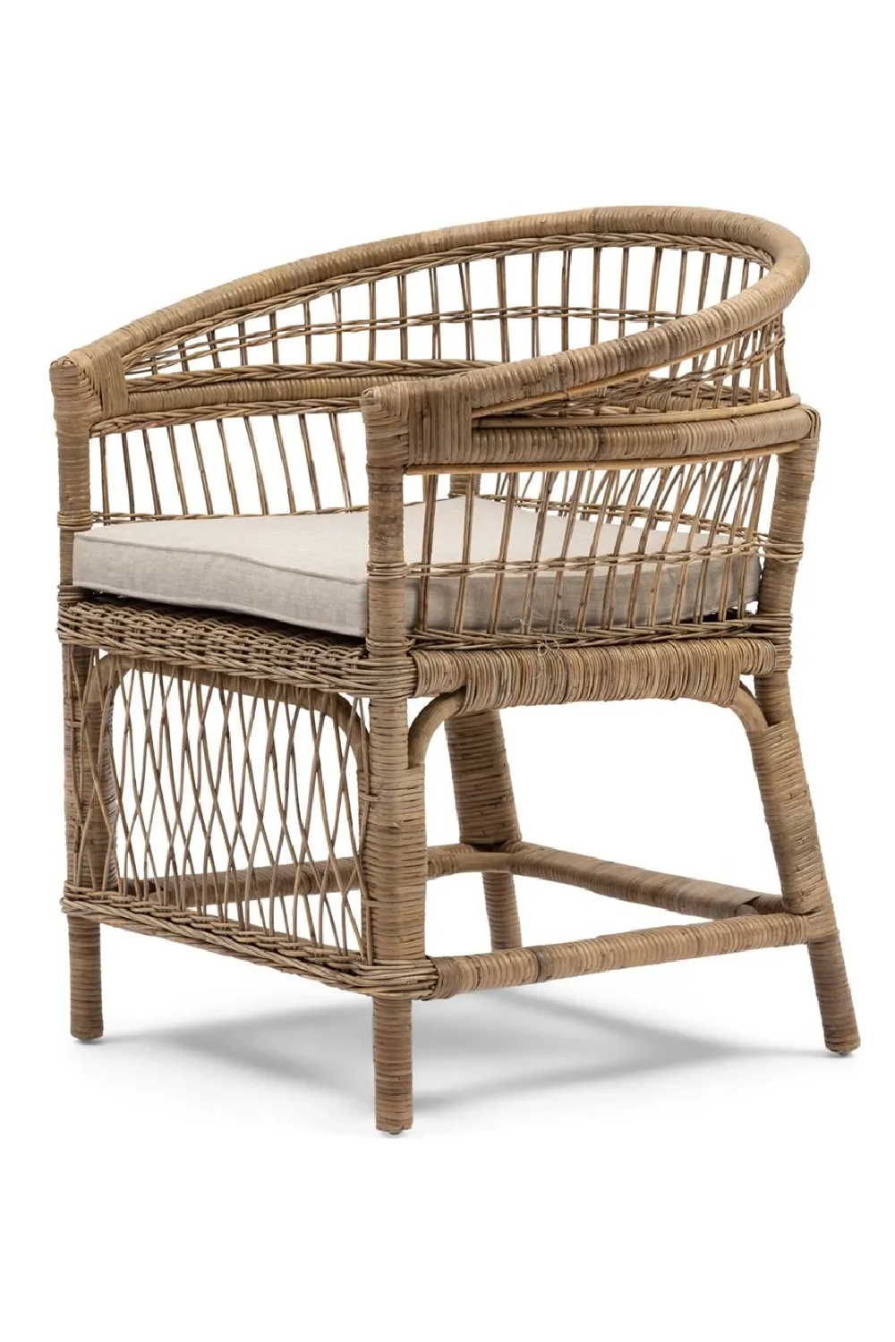 Braided Rattan Dining Chair | Rivièra Maison Victoria Falls、mySite、neckold