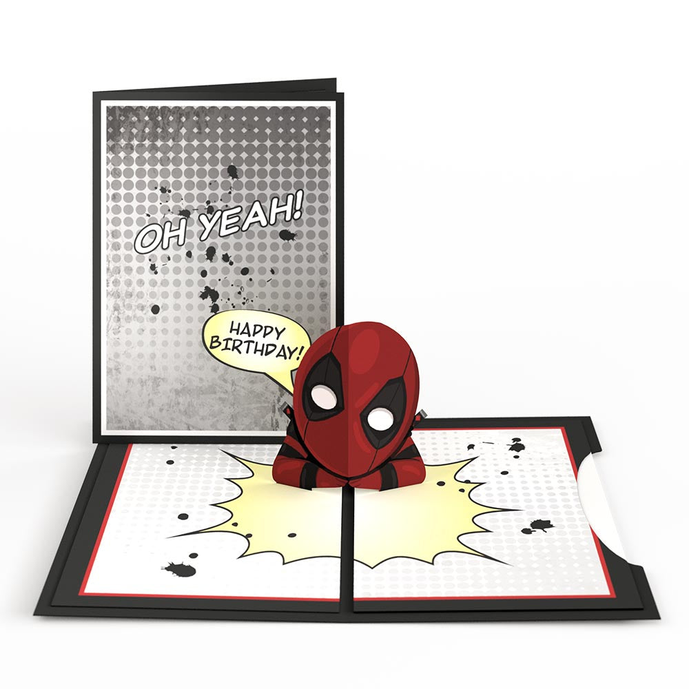 Marvel Deadpool Birthday 4-in-1 Nesting Card、mySite、solidvoid