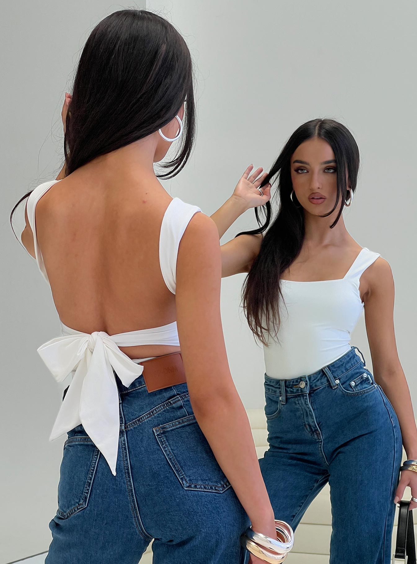 Karissa Bodysuit White、mySite、solidvoid