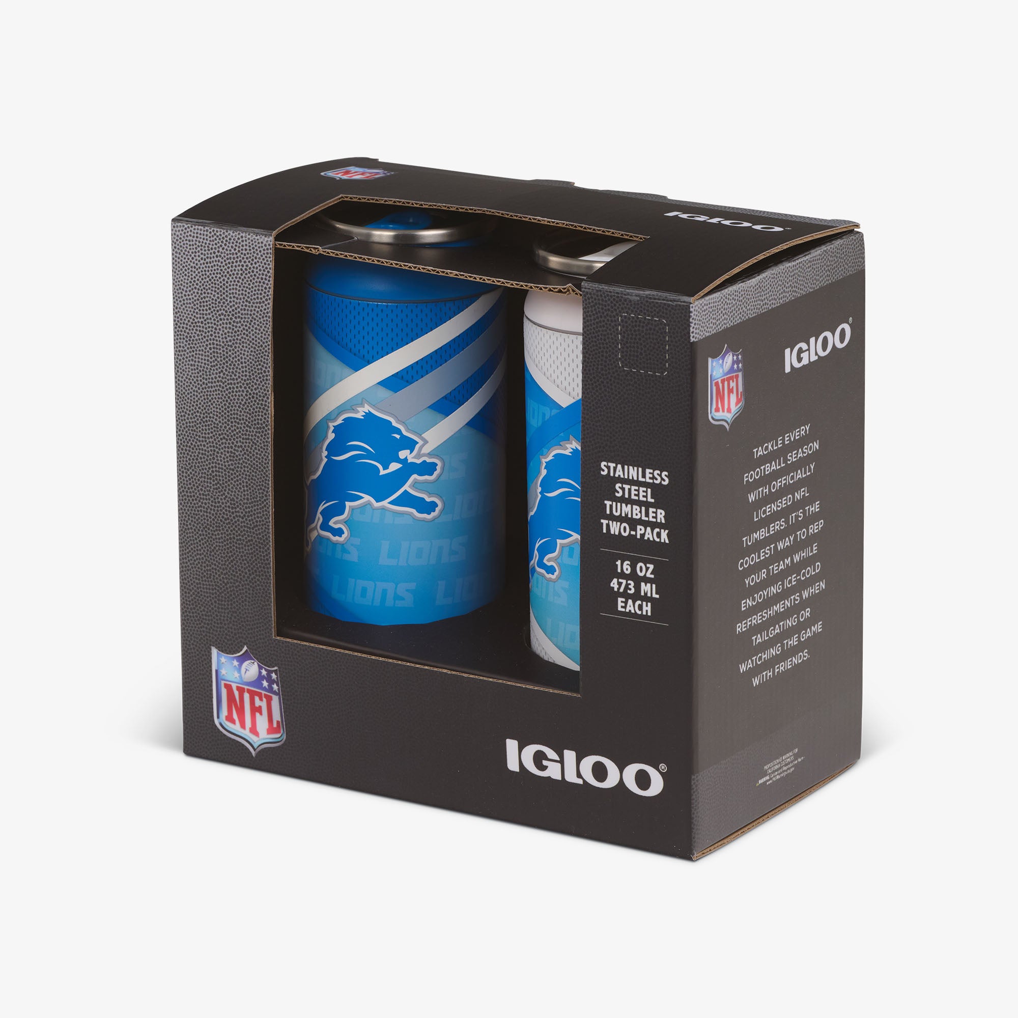 Detroit Lions Home & Away 16 Oz Can 2-Pack、mySite、noshort