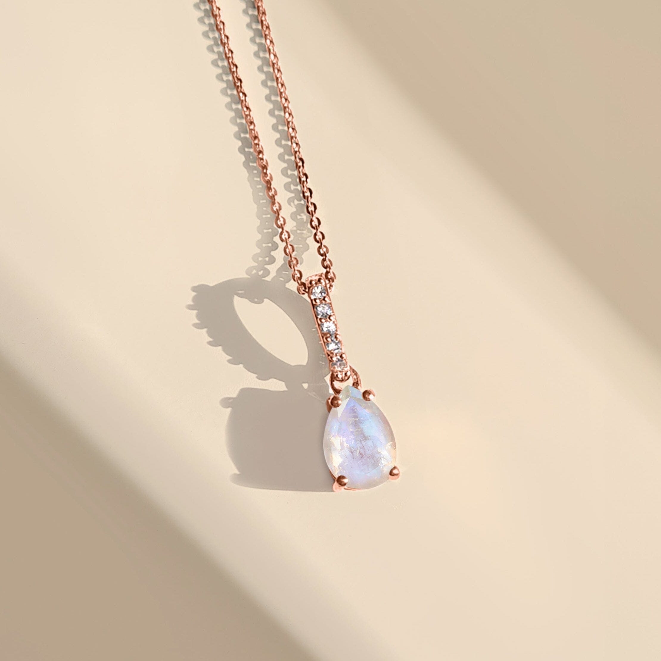 Moonstone Necklace Sway - June Birthstone、mySite、hinf8tx79