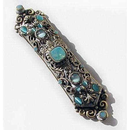 Michal Golan Crystal and Pacific Opal Mezuzah、mySite、topwebapps