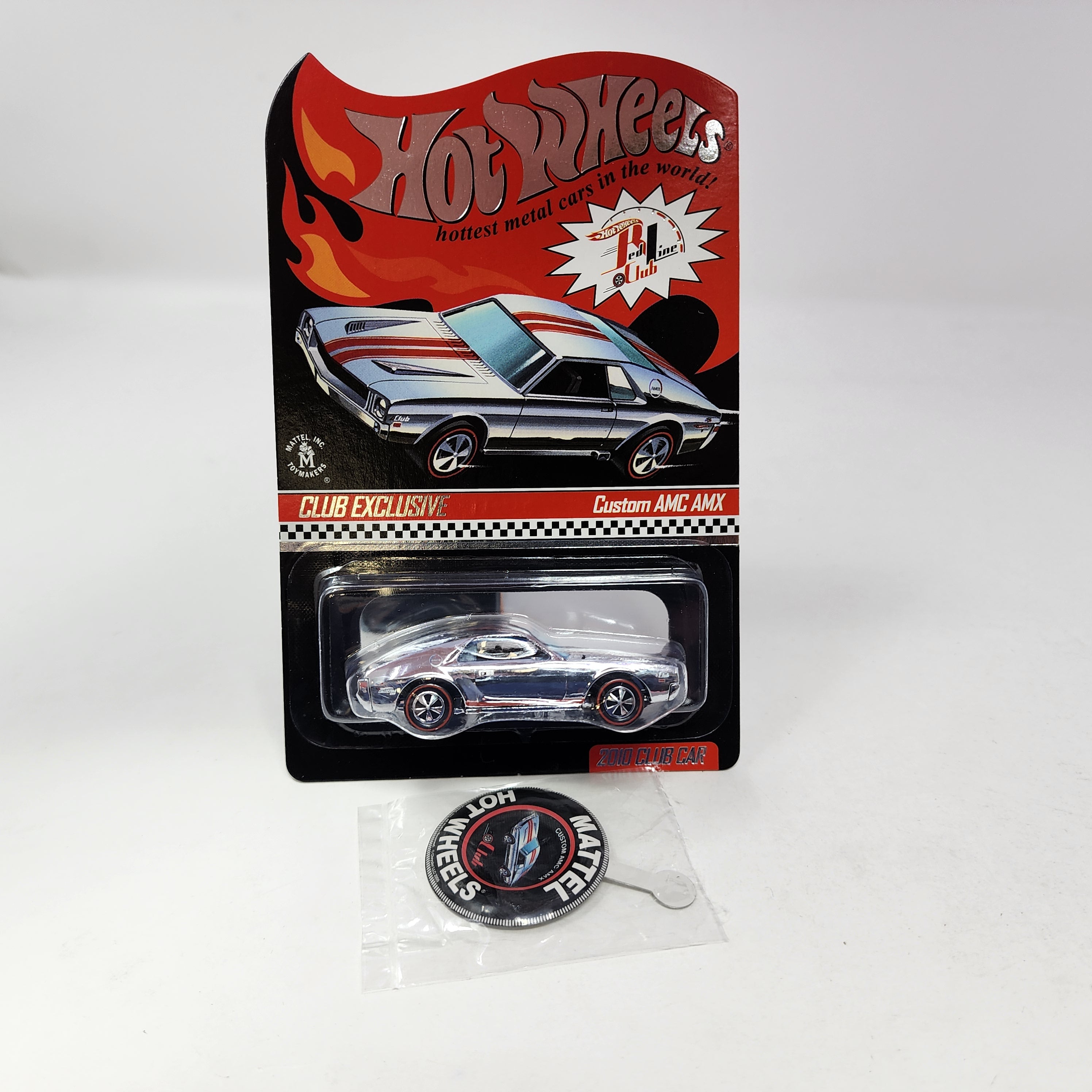Custom AMC AMX CHROME * Hot Wheels Red Line Club RLC Exclusive、mySite、hgirdovlk