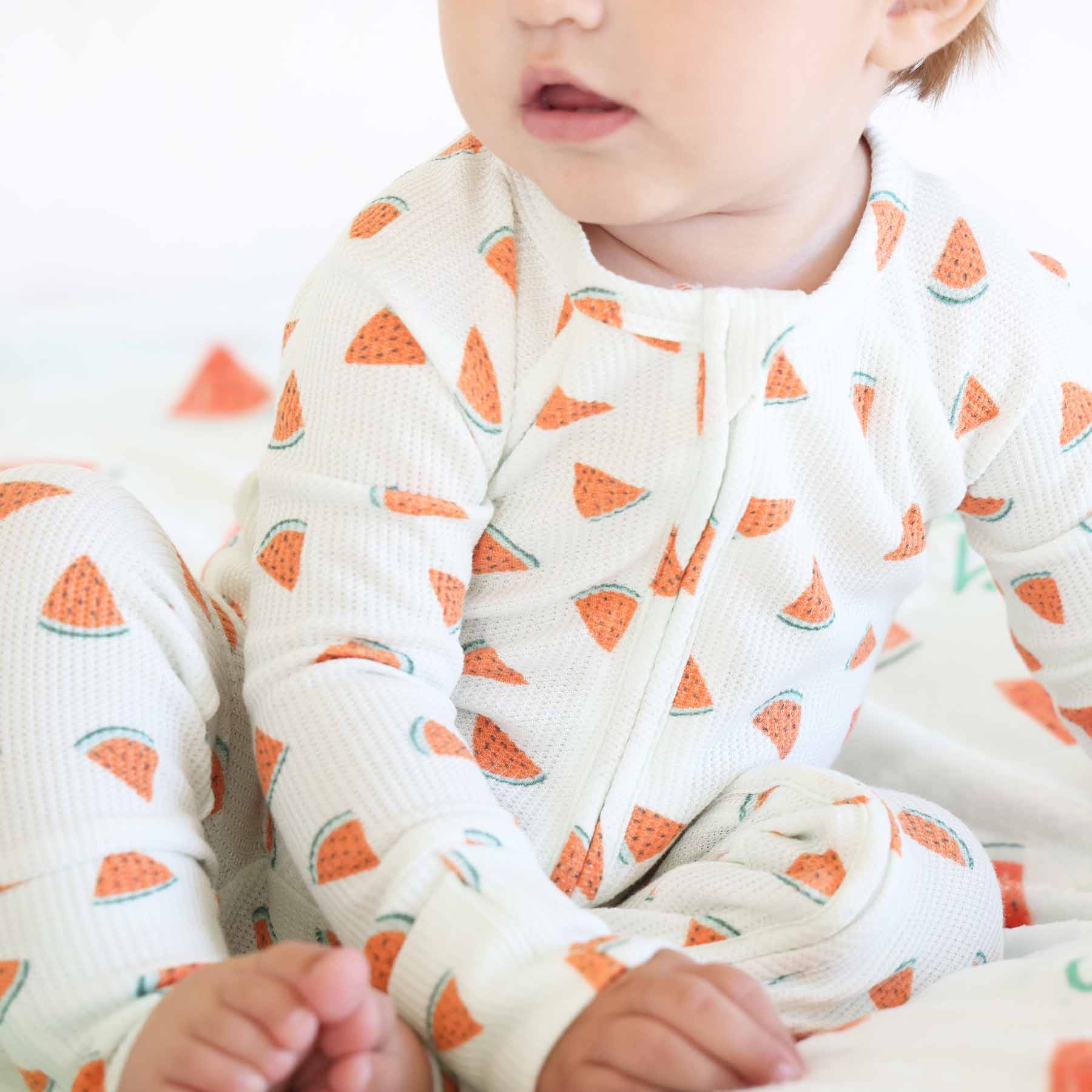  Fruit Bamboo Waffle Convertible Zip Rompers、mySite、layawaytickets