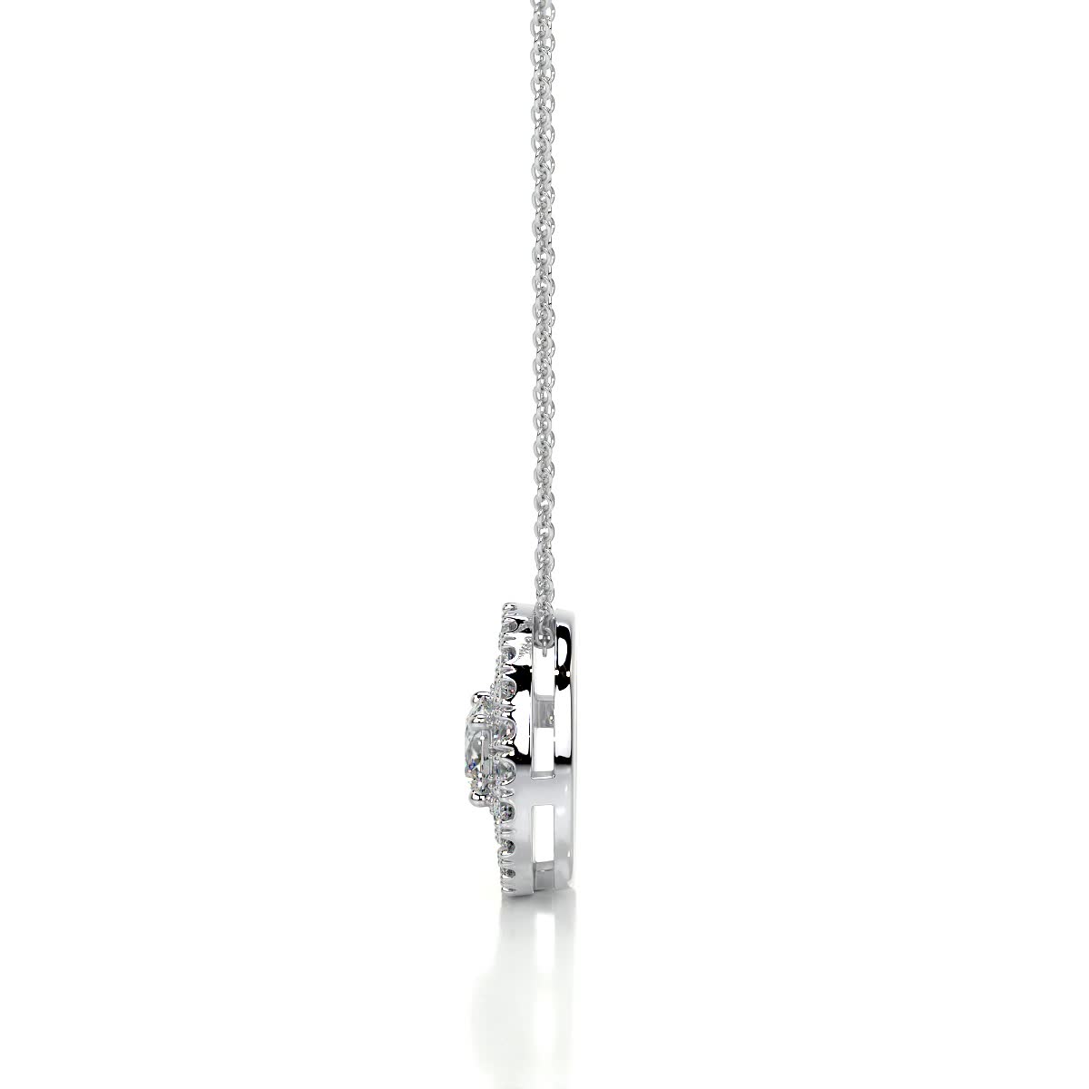Joan Diamond Pendant (0.5 Carat) - 14K White Gold、mySite、hinf8tx79