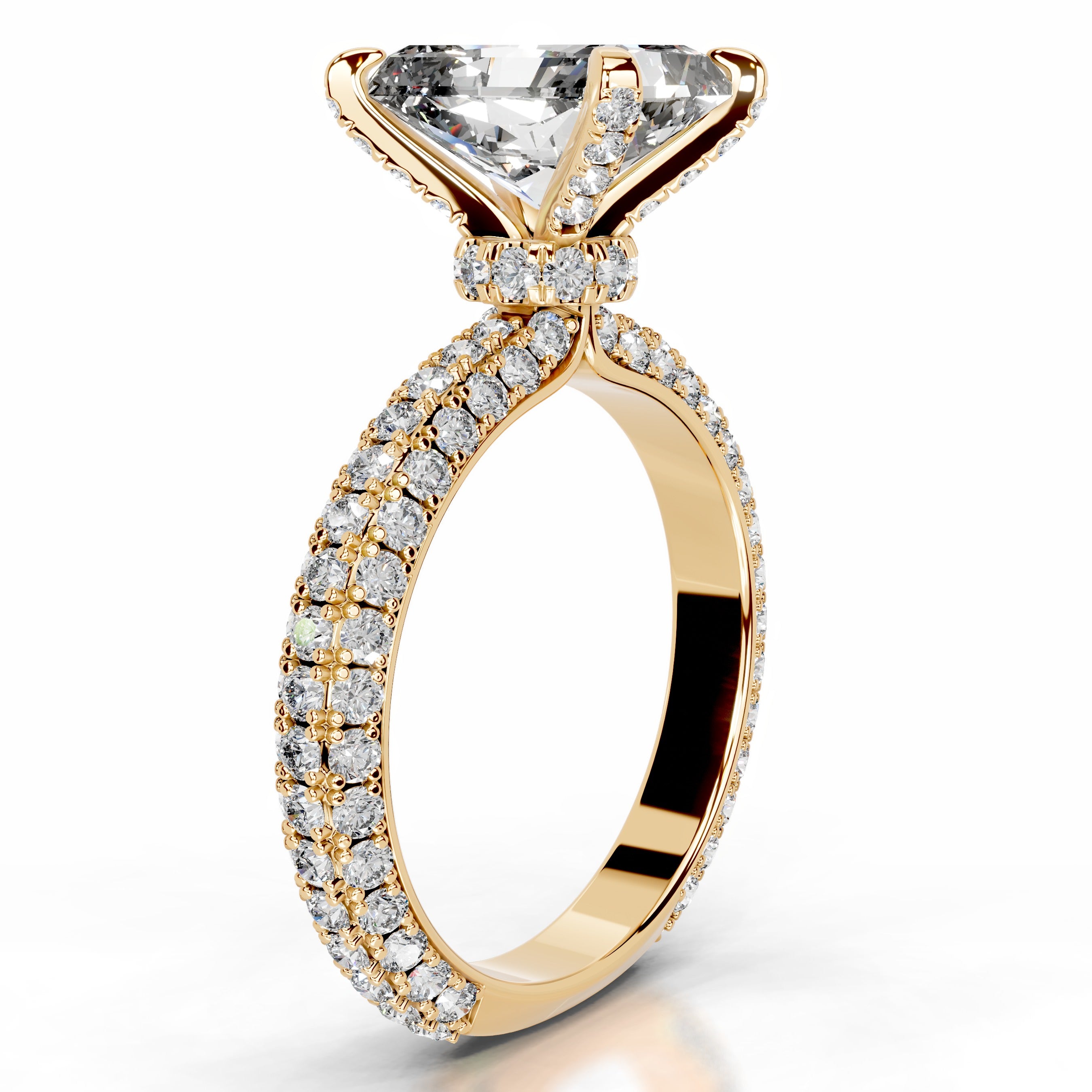 Milly Lab Grown Diamond Ring - 18K Yellow Gold、mySite、hinf8tx79