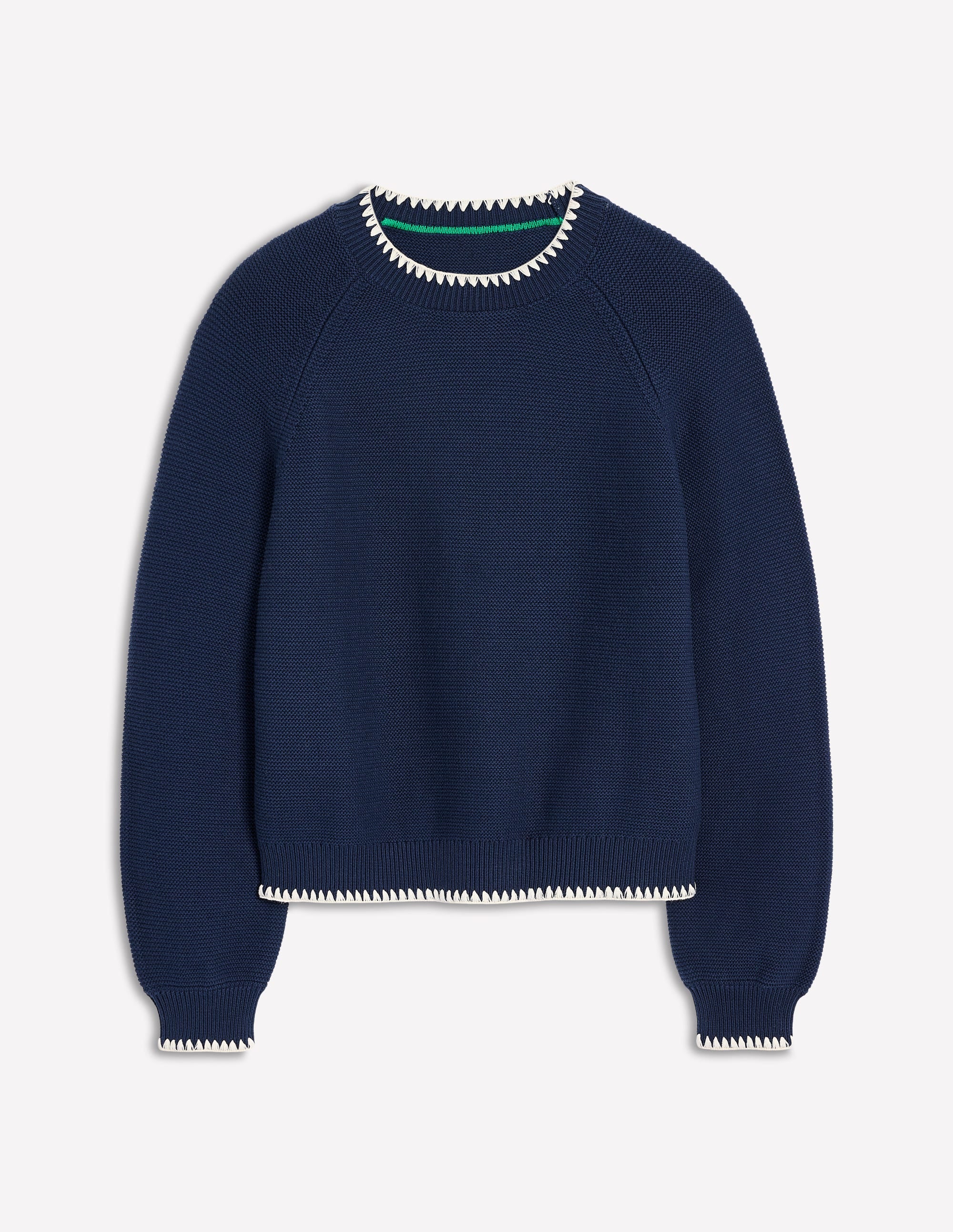  Lena Stitch Detail Sweater-Navy、mySite、ashleygrahame