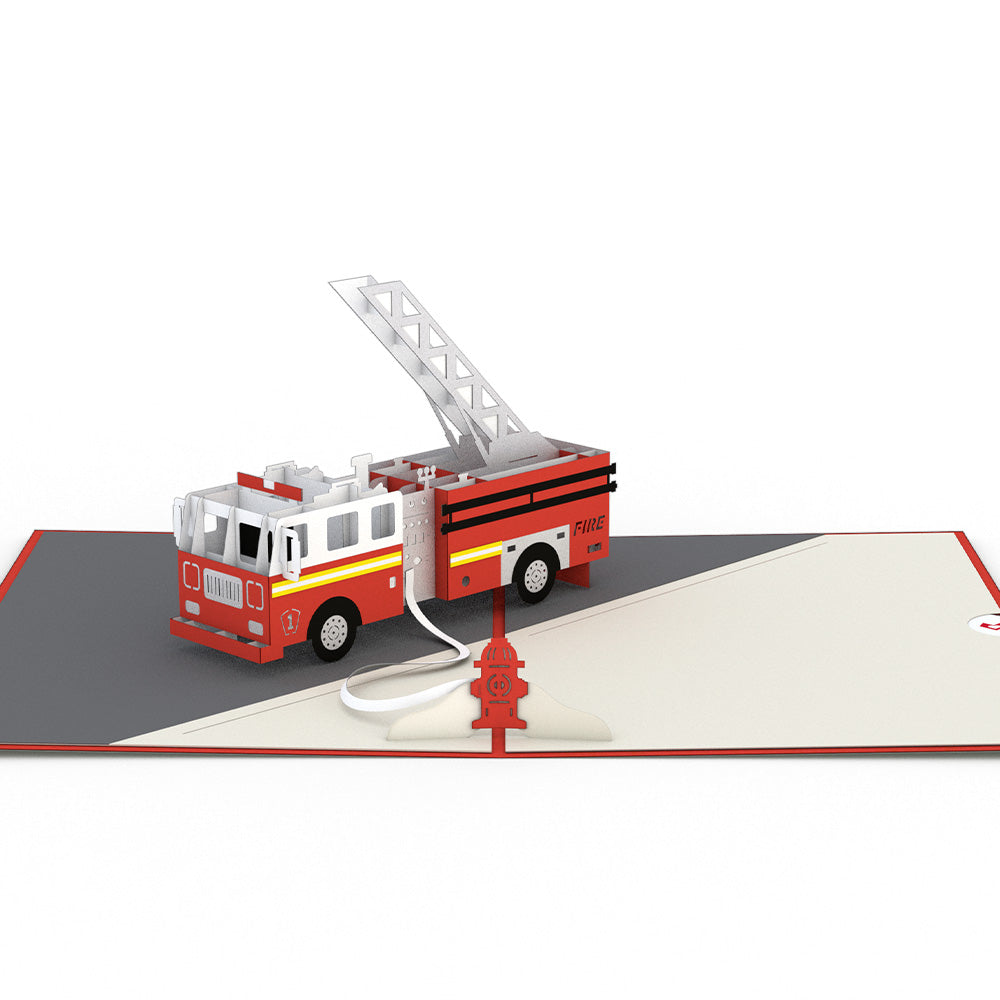 Fire Truck Pop-Up Card、mySite、solidvoid