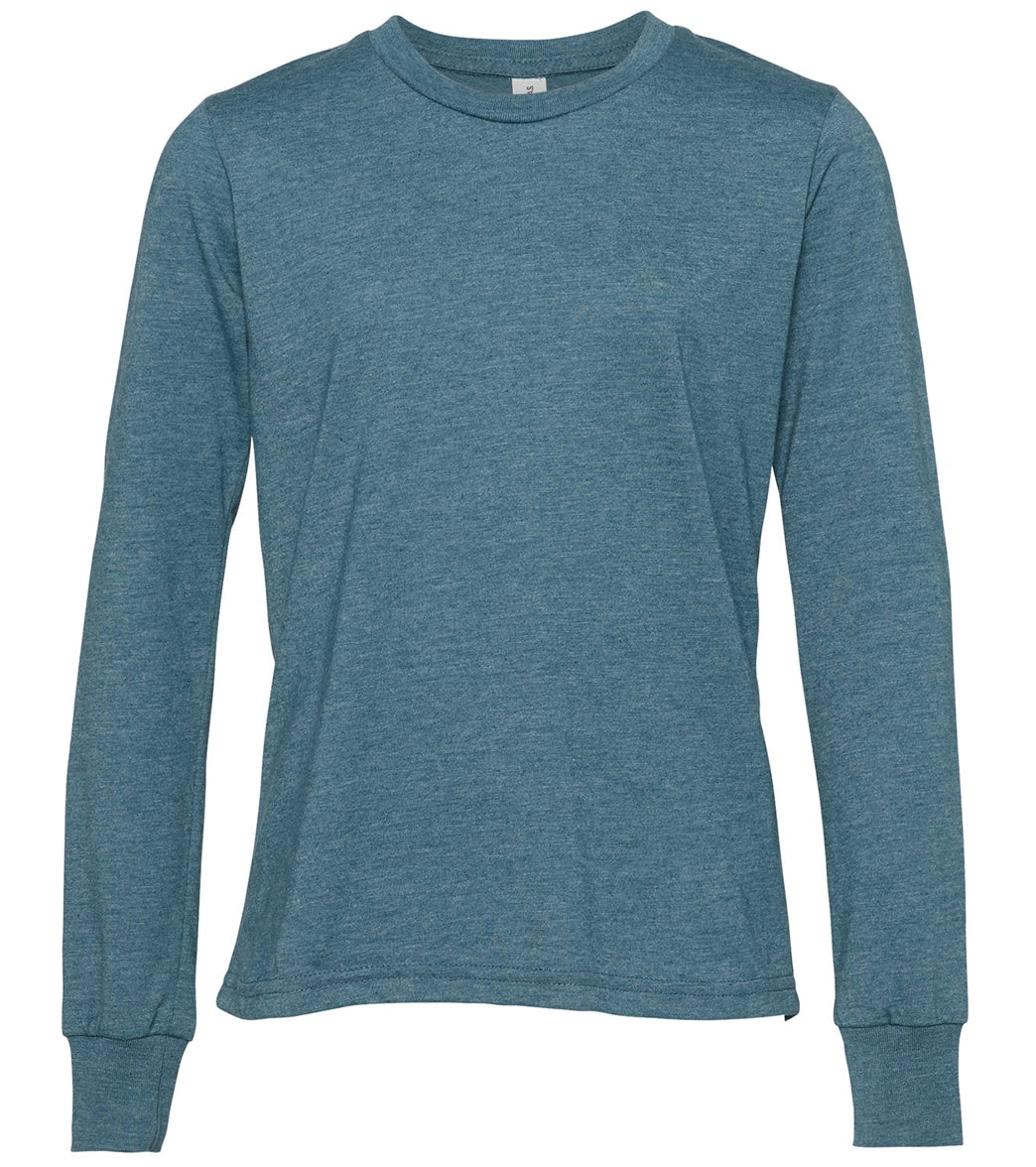 Bella + Canvas Youth Jersey Long Sleeve T-Shirt、mySite、noshort