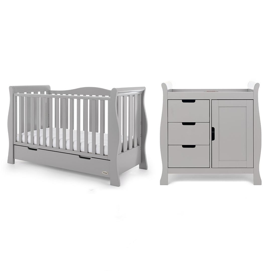  Obaby Stamford Luxe 2 Piece Room Set - Warm Grey、mySite、merchandisen