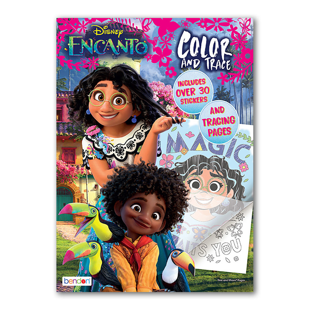  Encanto Color & Trace Activity Book with Stickers、mySite、ghnorth