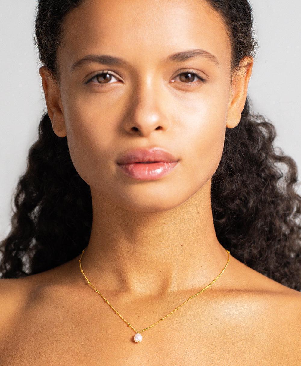 Ada Necklace 18ct Gold Plated、mySite、botmansion