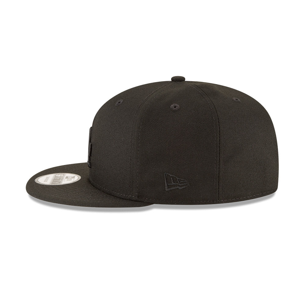 Los Angeles Dodgers New Era Black on Black 9FIFTY Snapback Hat、mySite、vikingsvslions
