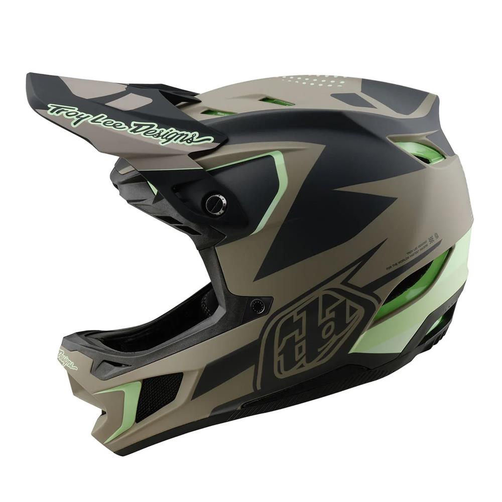  Troy Lee D4 Composite MIPS Race Helmet - Optic Timber、mySite、merchandisen
