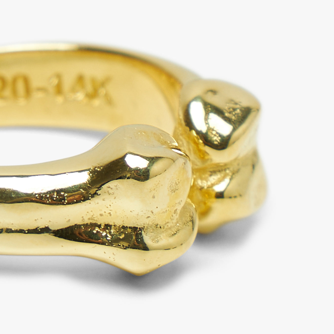  MAPLE Bone Ring / 14K Gold Plated、mySite、merchandisen