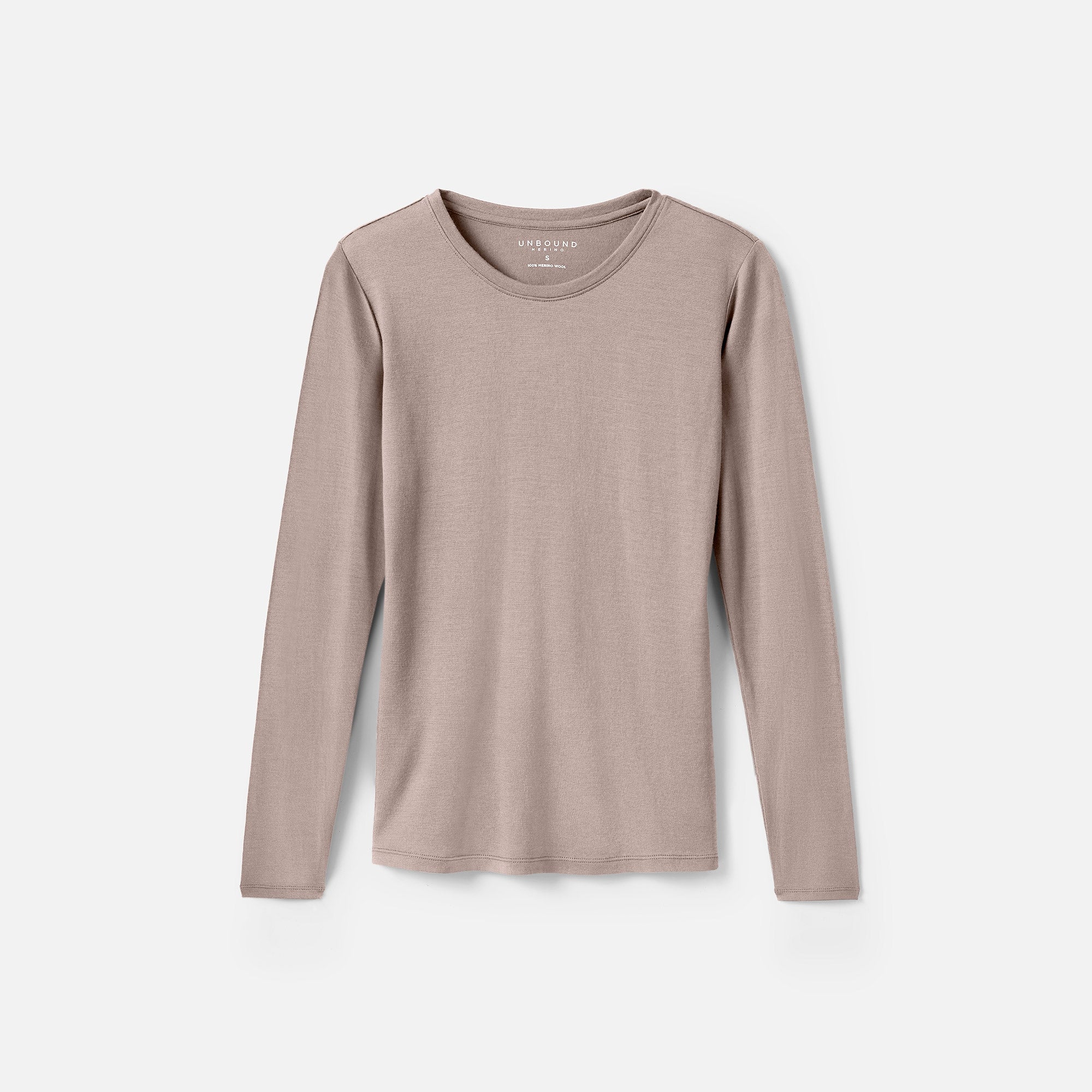 Women's Long Sleeve Merino Crew、mySite、noshort
