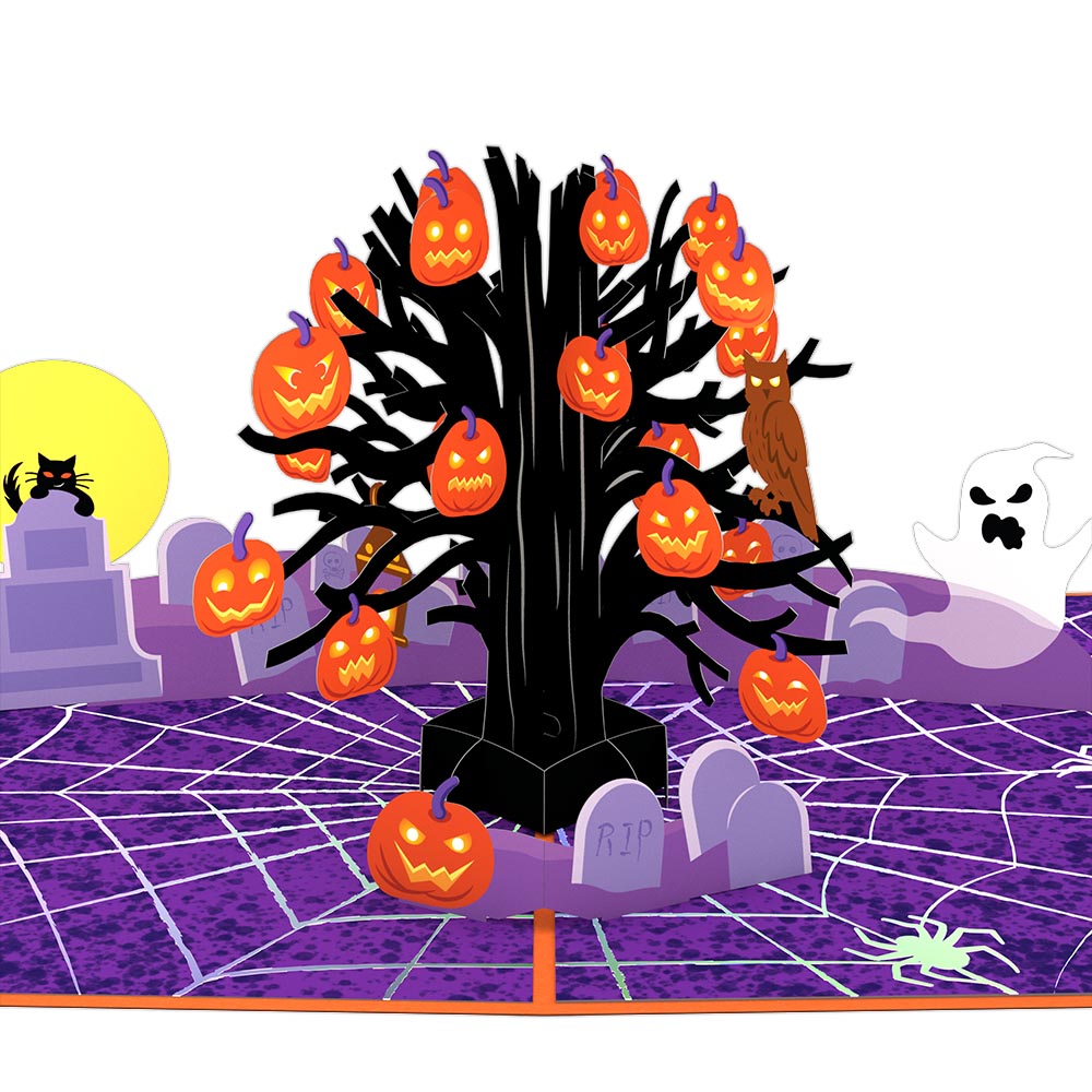 Spooky Tree Pop-Up Card、mySite、solidvoid
